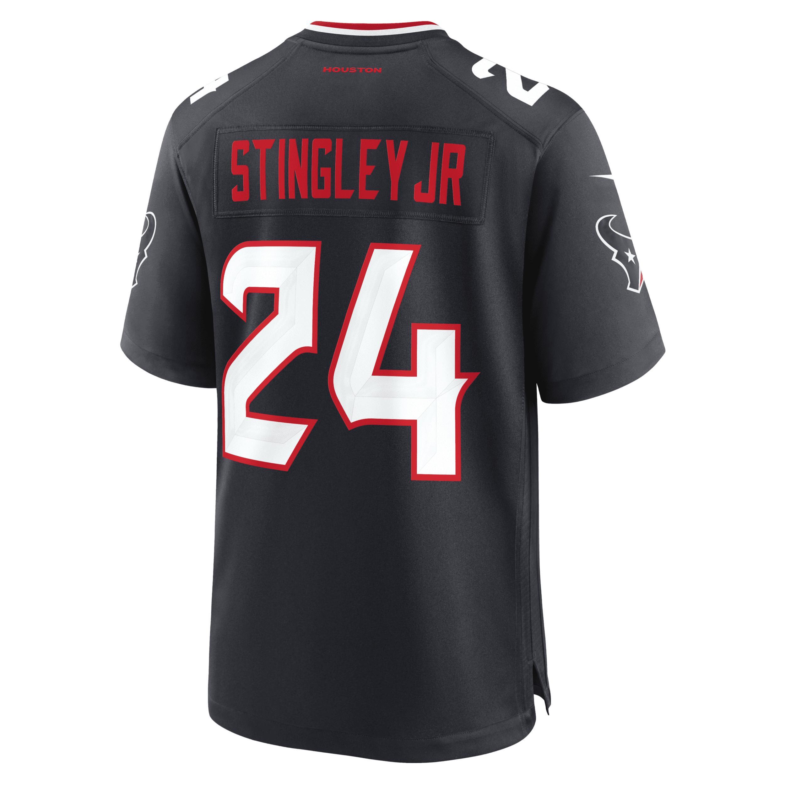 Men's Nike Derek Stingley Jr. Navy Houston Texans Game Jersey, Size: XL, Blue Product Image