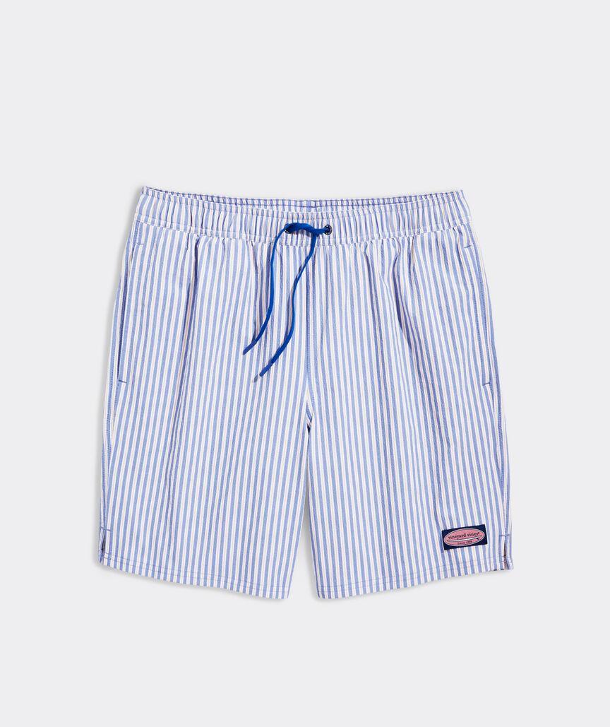 7 Inch Seersucker Chappy Swim Trunks Product Image