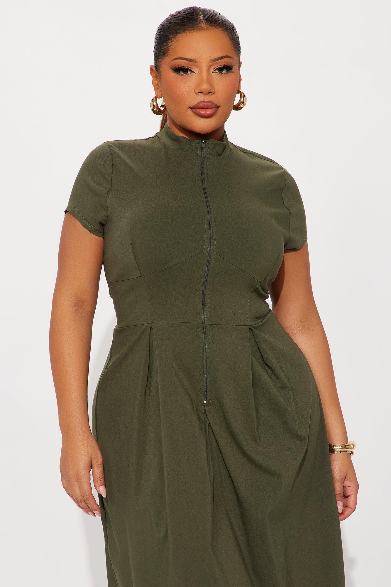 Too Busy To Care Maxi Dress - Olive Product Image
