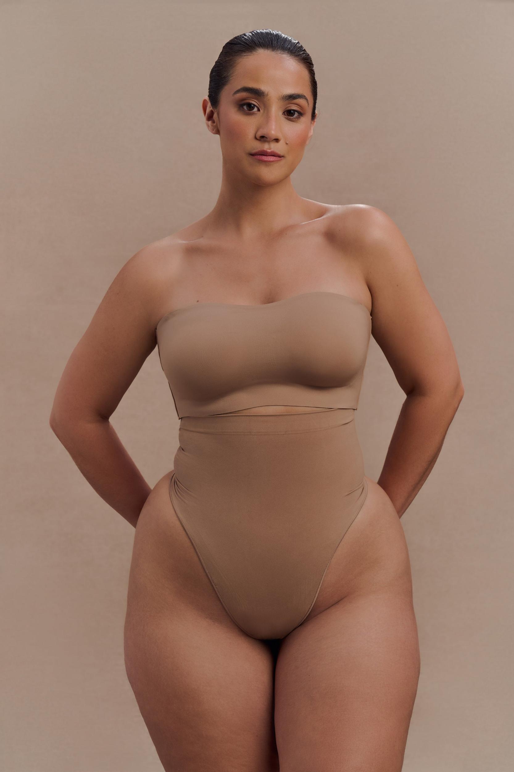 Saria High Waist Shapewear Briefs - Latte Product Image