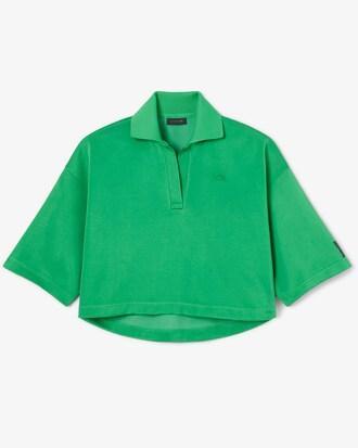 Runway Boxy Polo Collar Sweatshirt Product Image