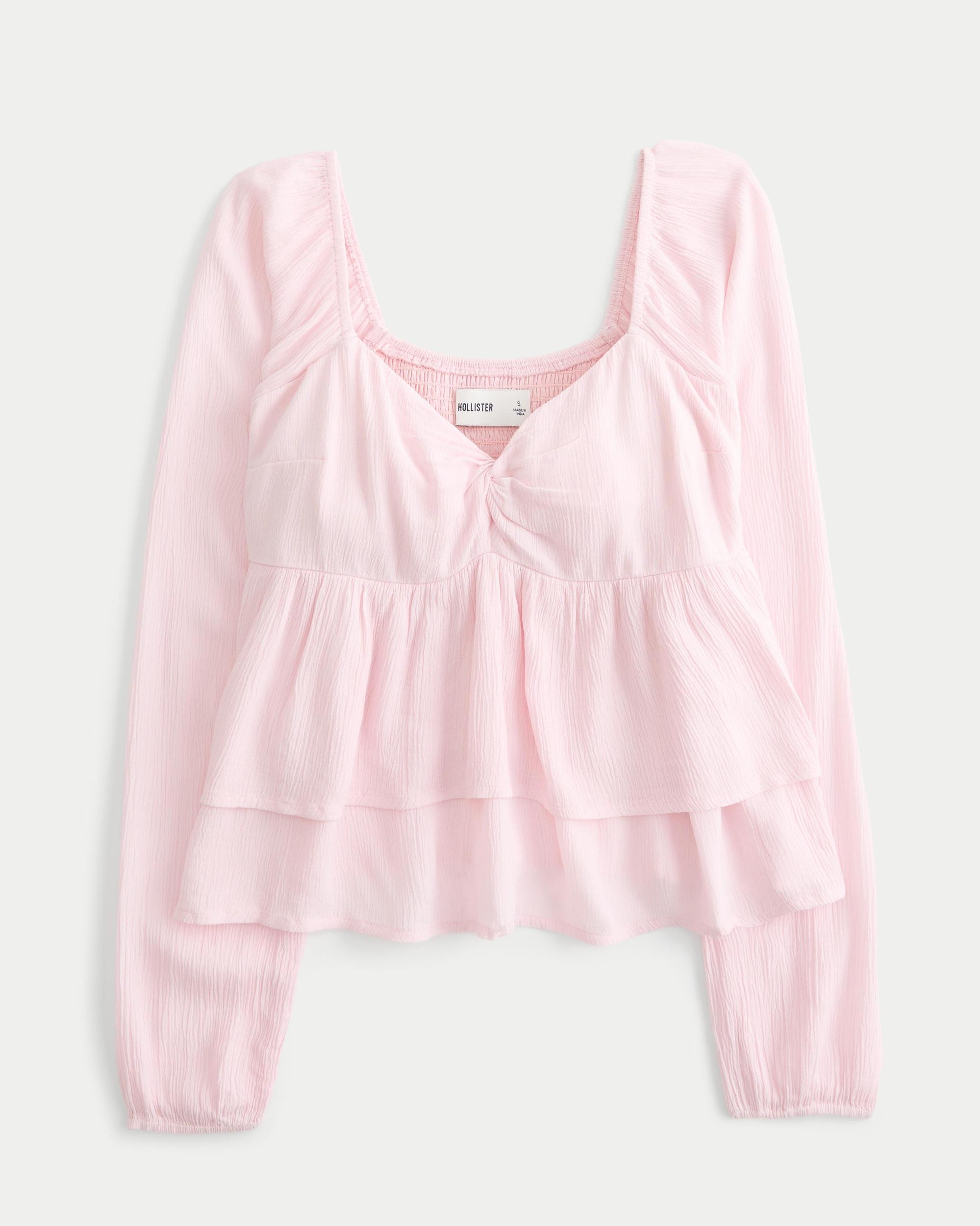 Easy Twist Bust Babydoll Top Product Image