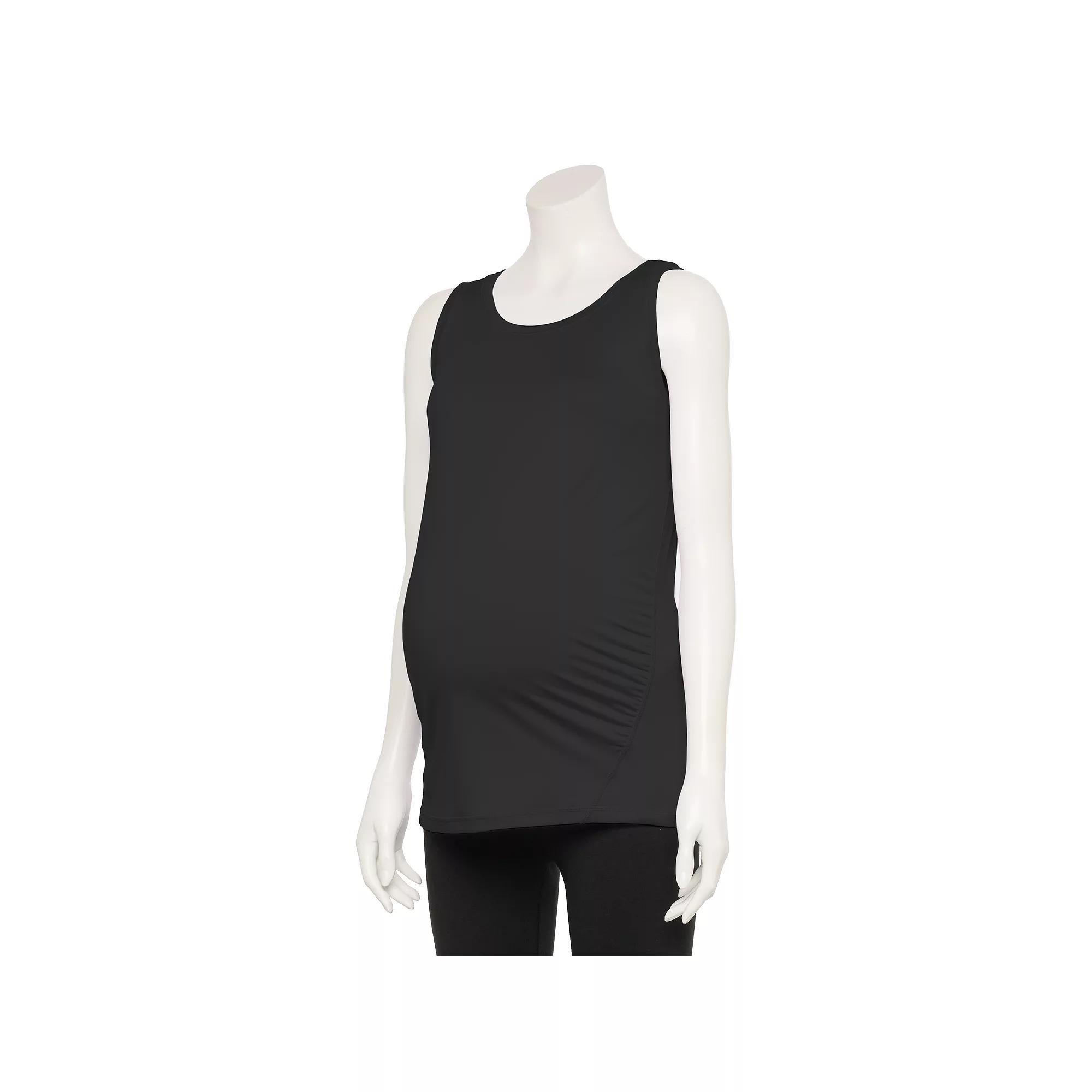 Maternity Tek Gear Tank Top, Women's, Size: XS, Mineral Black Product Image