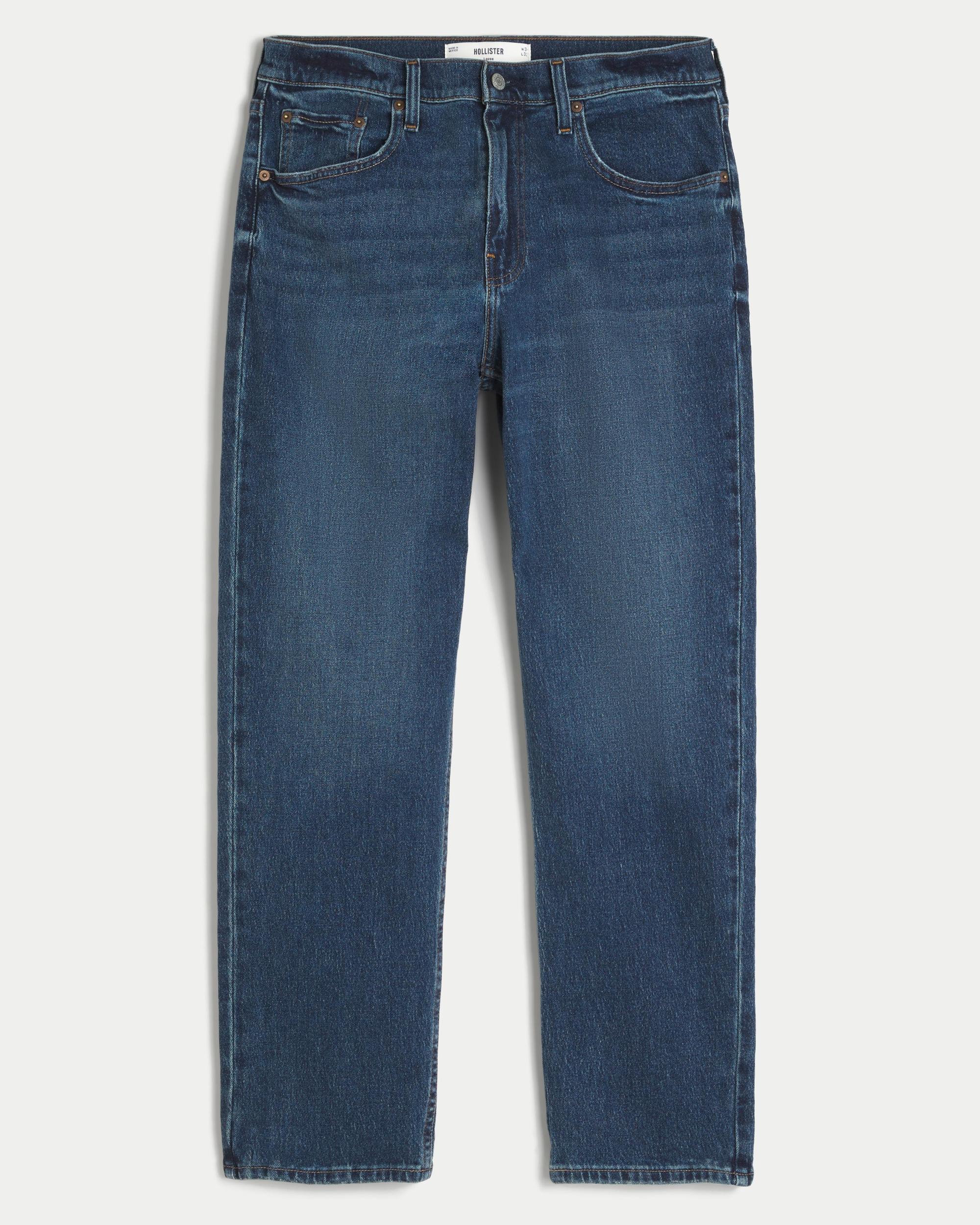 Loose Medium Wash Carpenter Jeans Product Image