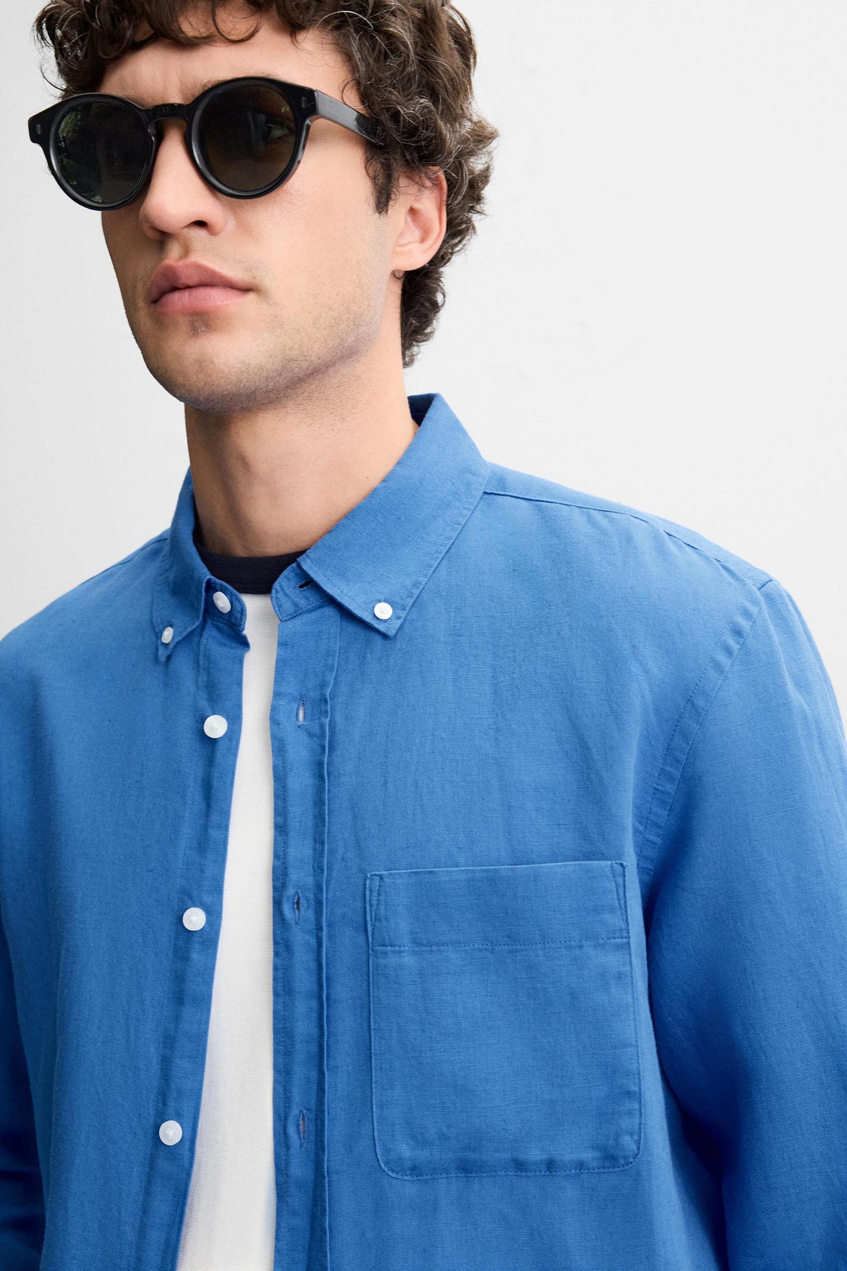 LINEN - COTTON SHIRT Product Image