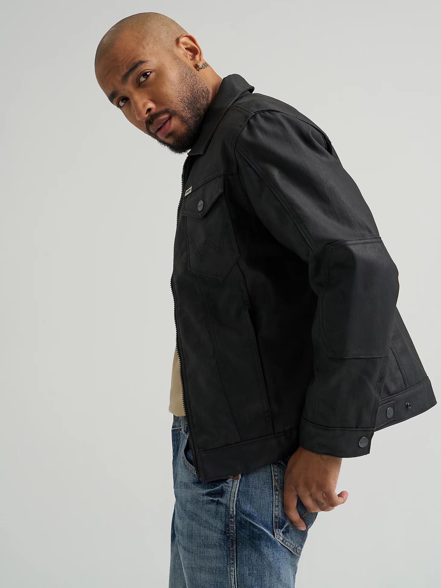 Wrangler All Terrain Gear Men's Outdoor Trucker Jacket | Men's JACKETS & OUTERWEAR | Wrangler® Product Image
