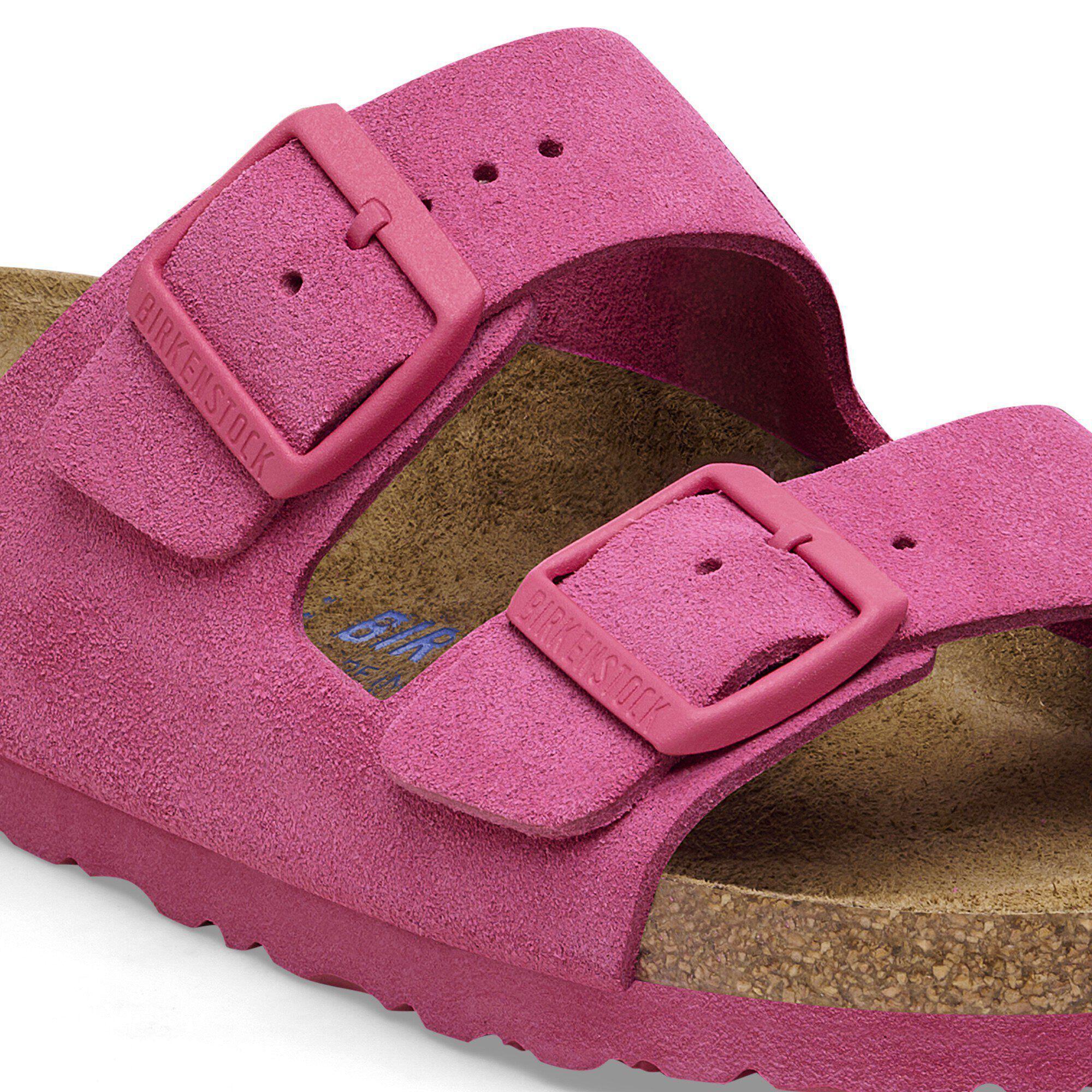 Arizona Soft Footbed Suede Leather Faded Purple Product Image