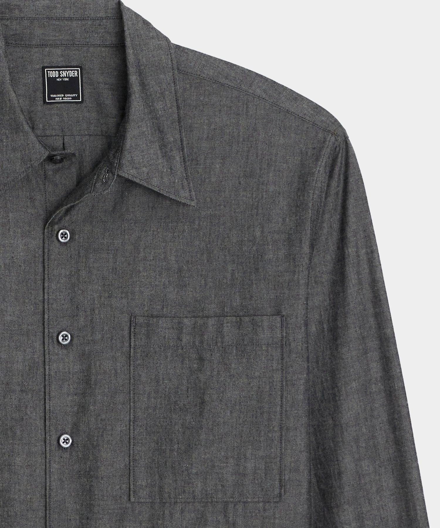 Chambray Point Collar Shirt Product Image