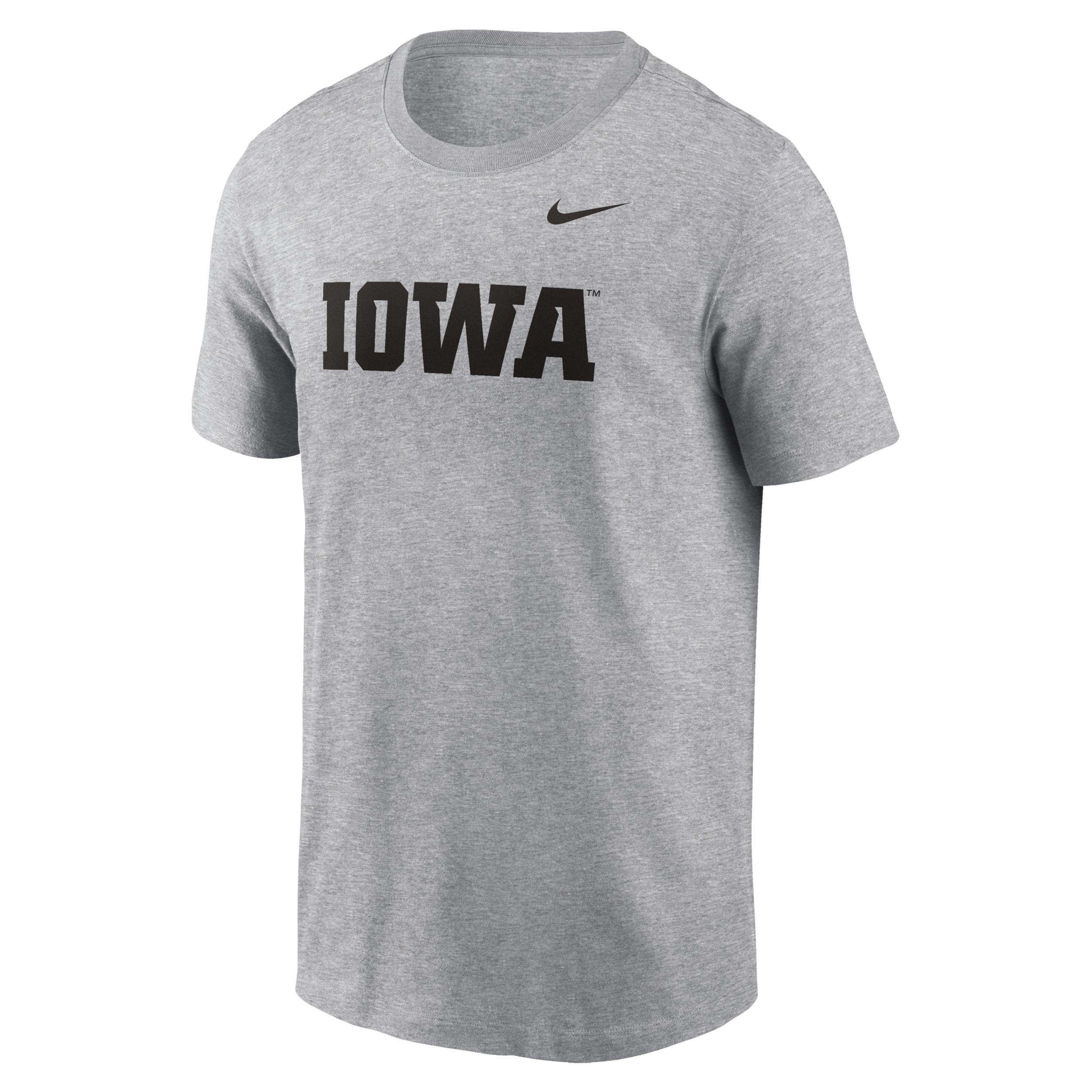 Men's Nike White Iowa Hawkeyes Primetime Wordmark T-Shirt, Size: 2XL Product Image
