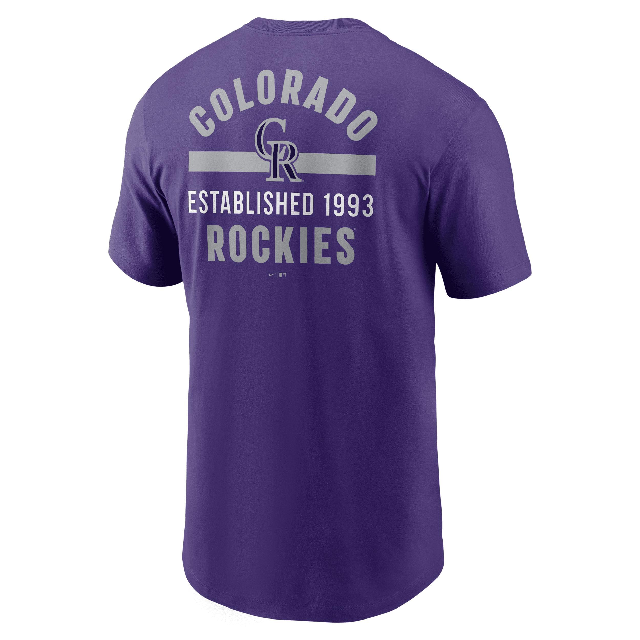 Colorado Rockies 2-Hit Nike Men's MLB T-Shirt Product Image