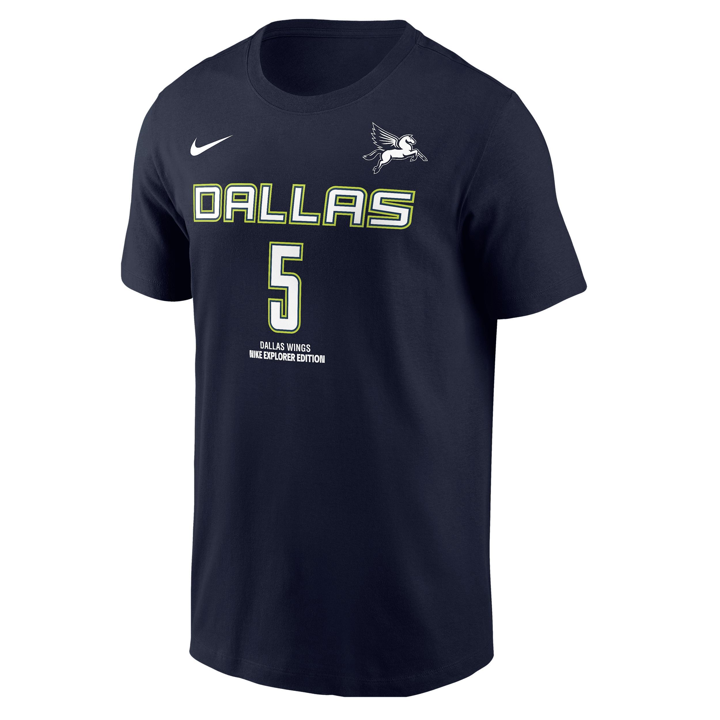 Paige Bueckers Dallas Wings Explorer Edition Nike Men's WNBA T-Shirt Product Image