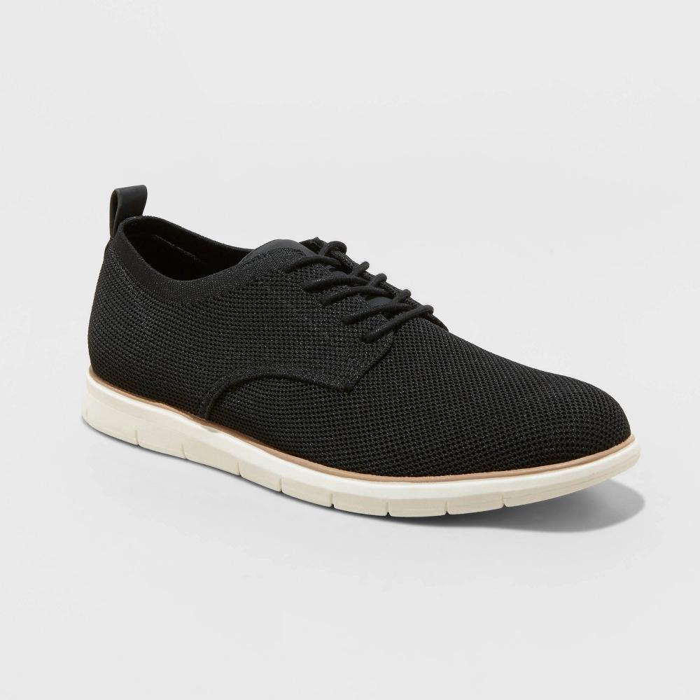 Mens Kev Knit Dress Shoes - Goodfellow & Co 7: Lace-Up Moccasins, Closed Round Toe Width, Solid Pattern Product Image
