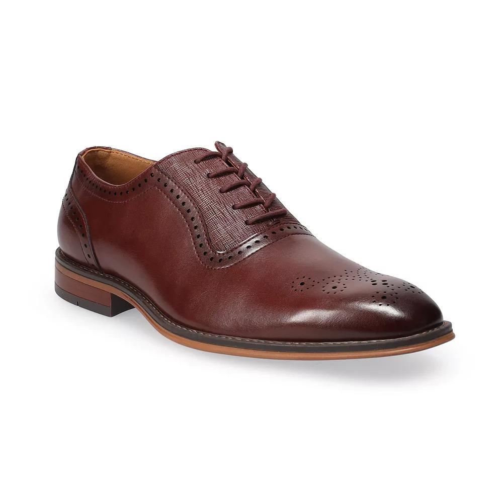Apt. 9® Paulo Brogue Men's Dress Shoes, Size: 7.5, Red Product Image