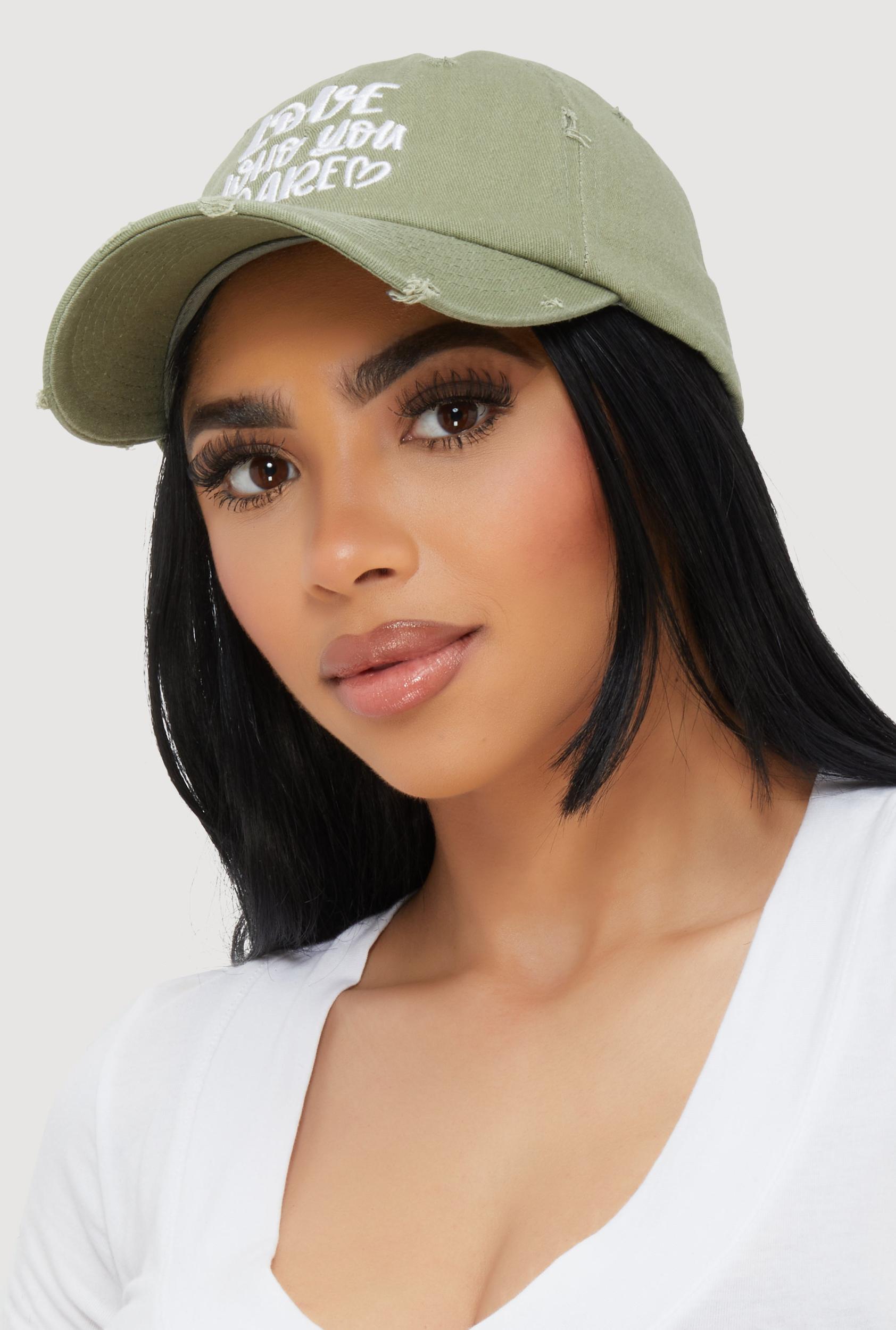 Love Who You Are Baseball Cap Female Product Image