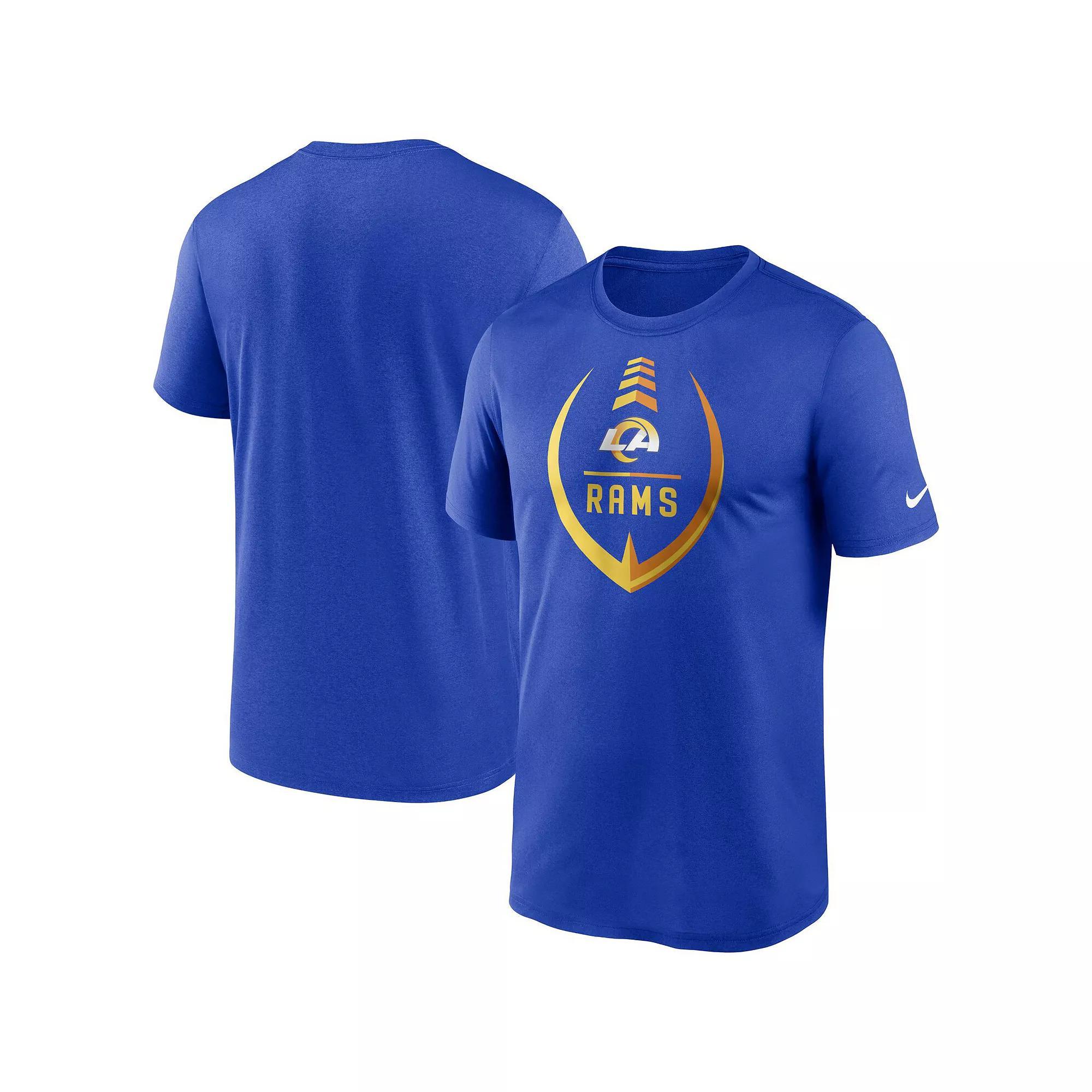 Mens Nike Denver Broncos Icon Legend Performance T-Shirt Blue Product Image