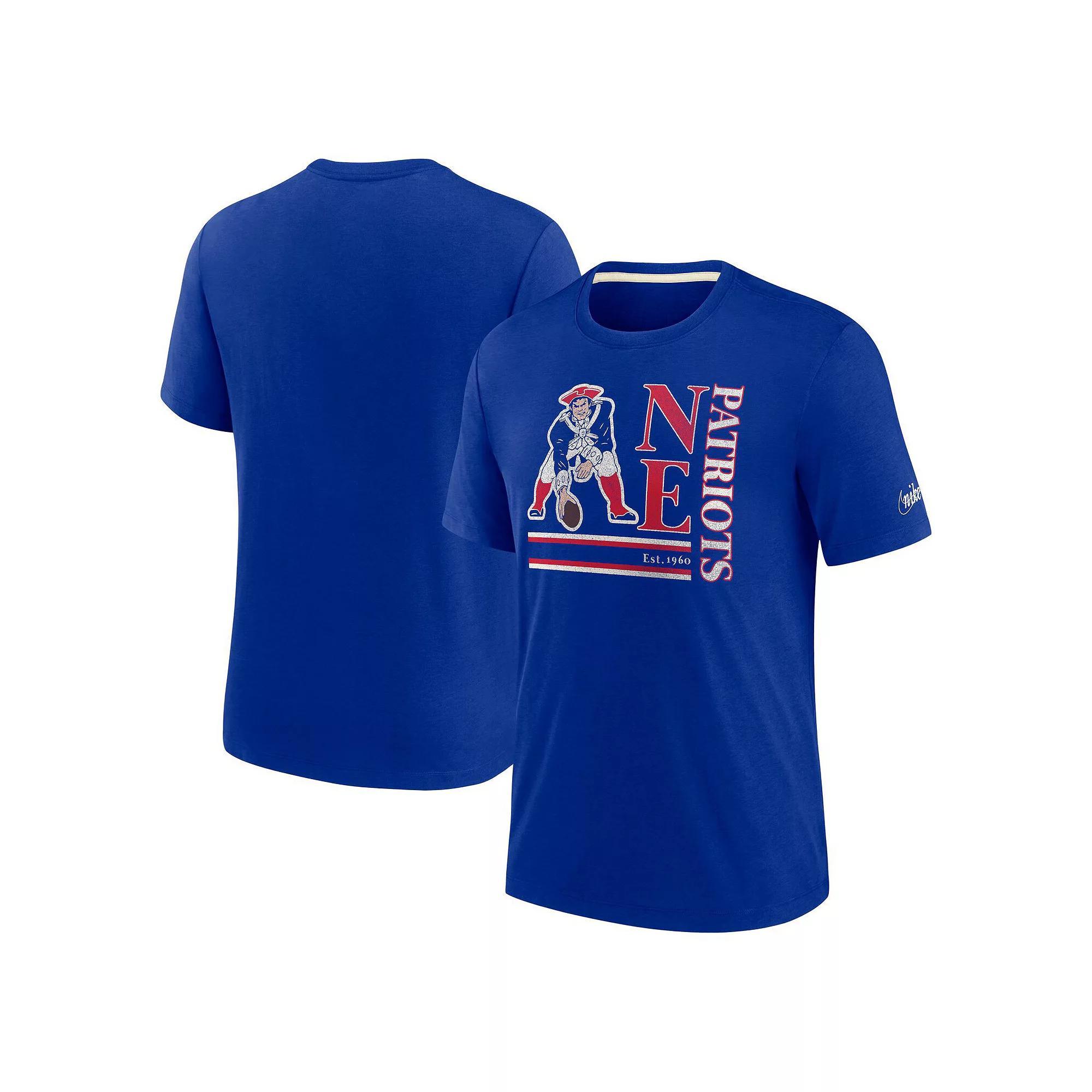 Men's Nike Black Philadelphia Eagles Overlap Lockup Tri-Blend T-Shirt, Size: XL Product Image