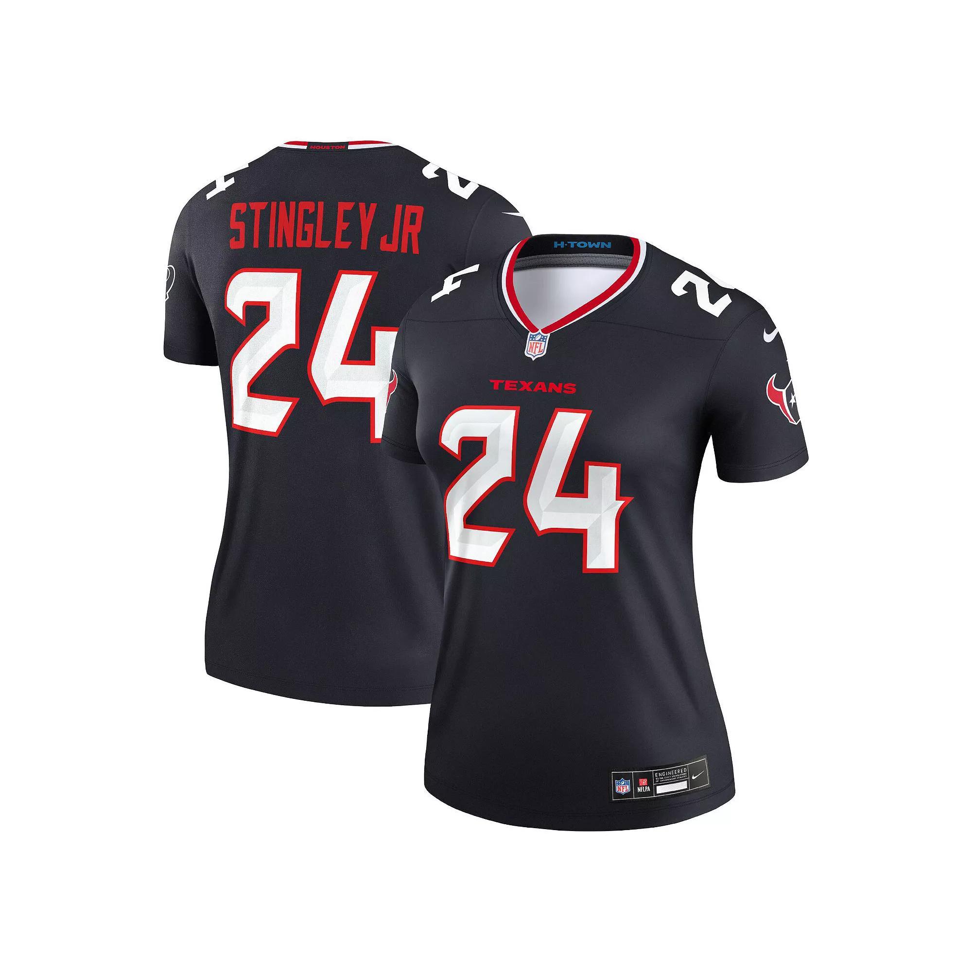Women's Nike Derek Stingley Jr.  Navy Houston Texans Legend Player Performance Top, Size: Medium, Blue Product Image