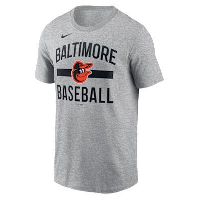 Men's Nike  Heather Gray Baltimore Orioles Arched T-Shirt, Size: 2XL, Grey Product Image