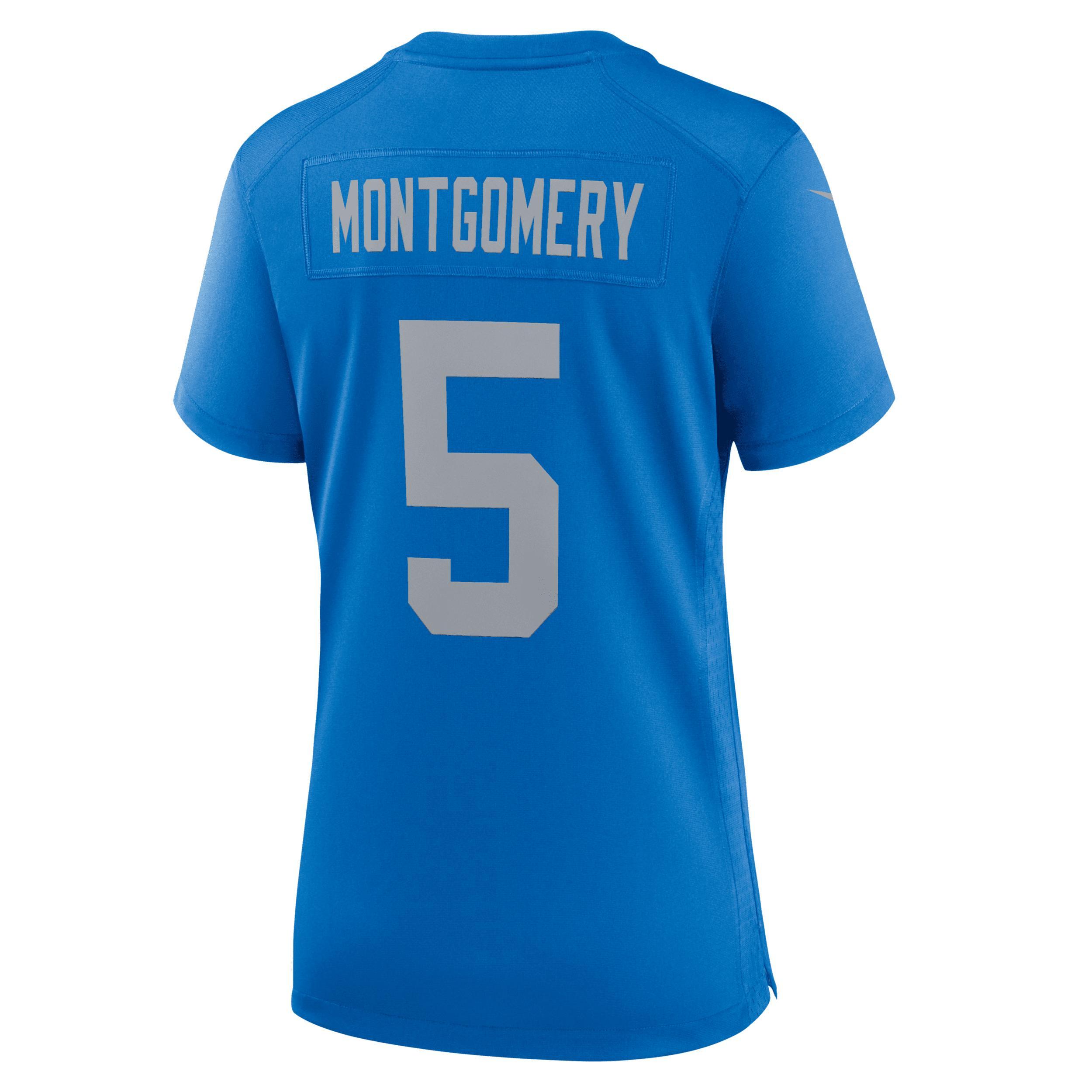 Women's Nike David Montgomery Blue Detroit Lions Alternate Game Jersey, Size: Small Product Image