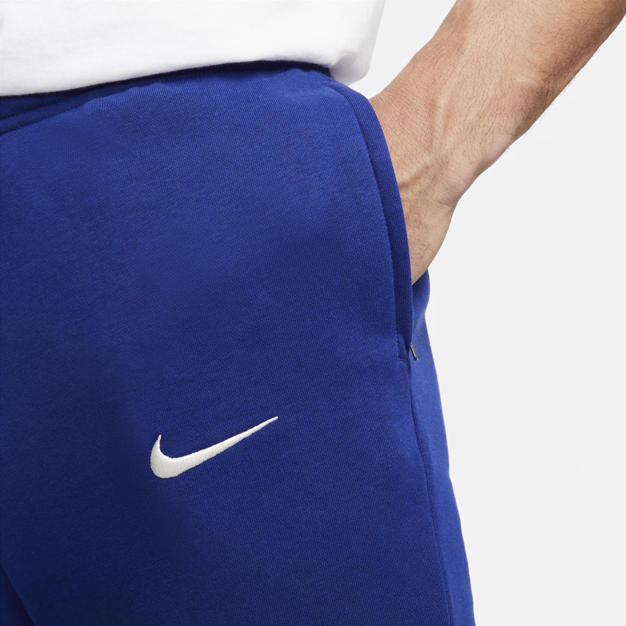 Men's Nike  Blue Barcelona Fleece Pants, Size: Large, Bar Blue Product Image