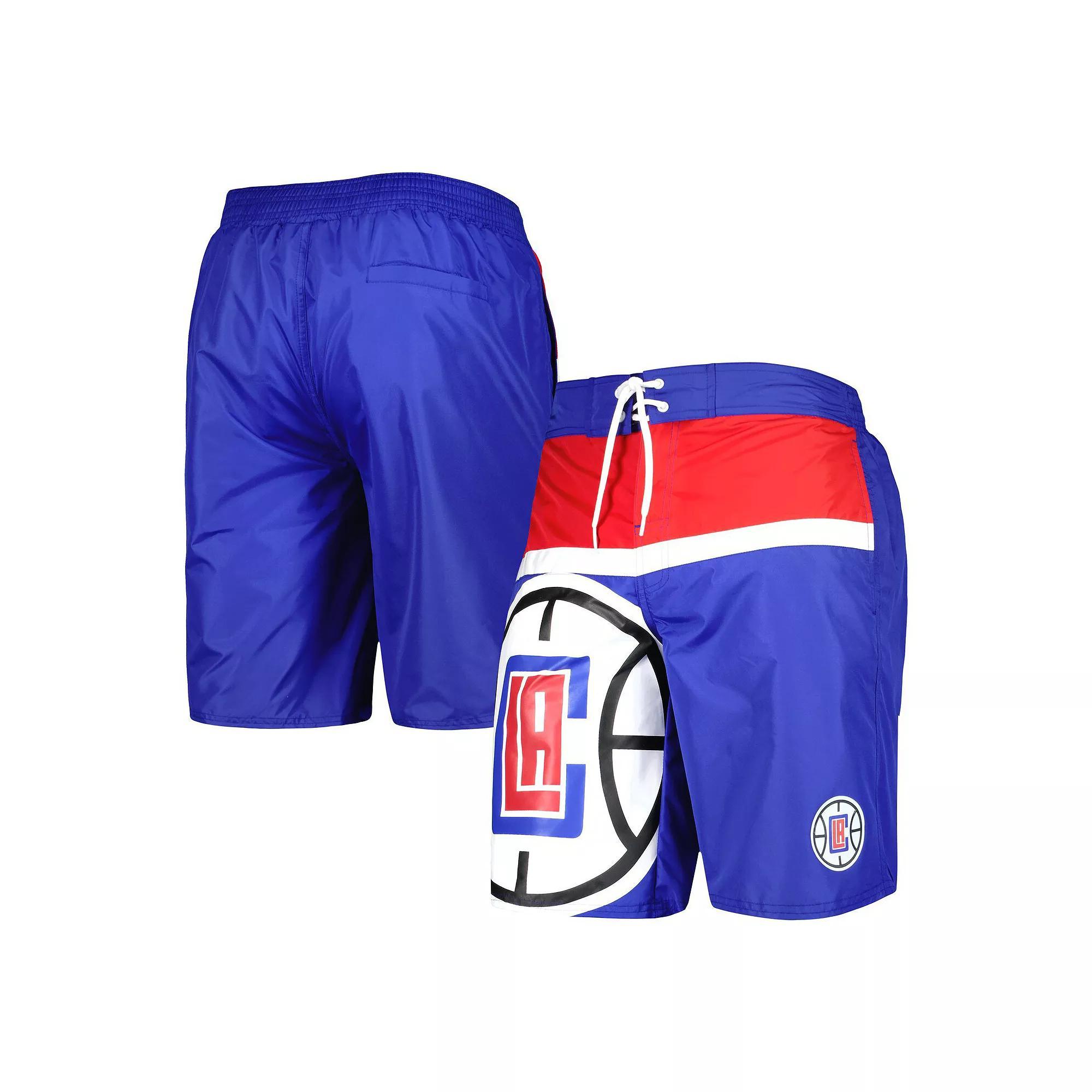 Men's G-III Sports by Carl Banks Royal LA Clippers Sea Wind Swim Trunks, Size: Medium, Blue Product Image