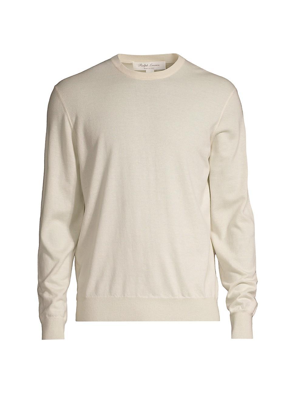 Mens Cashmere Crew Sweater Product Image