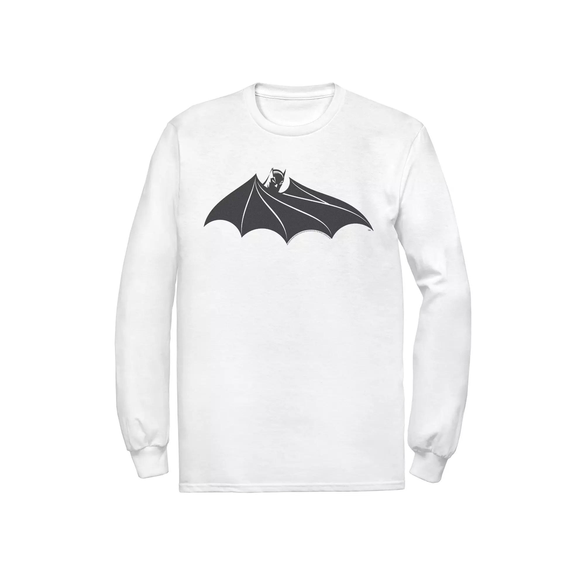 Men's DC Comics Batman Cloak Chest Logo Tee, Size: XXL, Athletic Grey Product Image