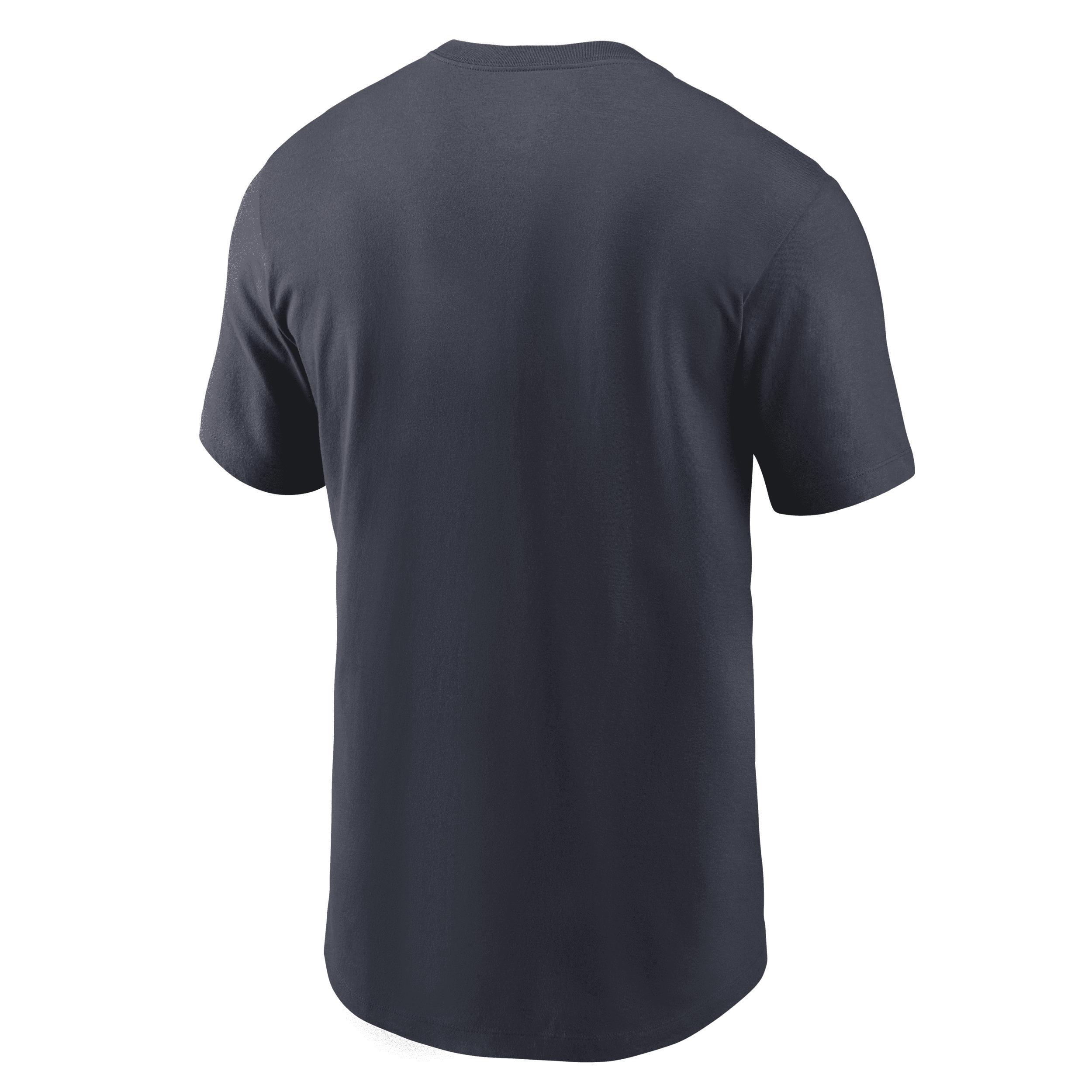 Mens Nike Ian HappNavy Chicago Cubs City Connect Fuse Name & Number T-Shirt Blue Product Image
