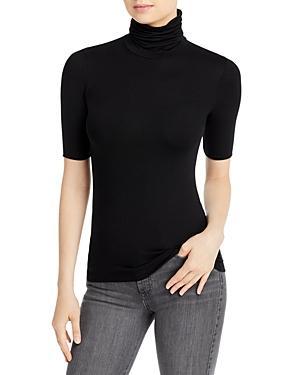 Soft Touch Elbow-Sleeve Turtleneck Product Image