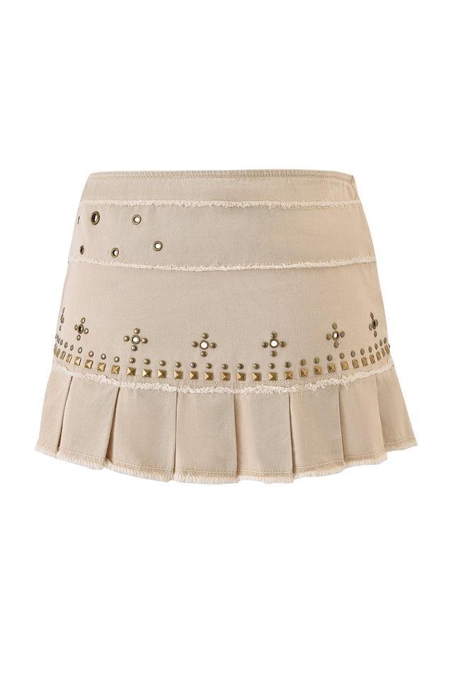 MASON MINI SKIRT - TAN Product Image