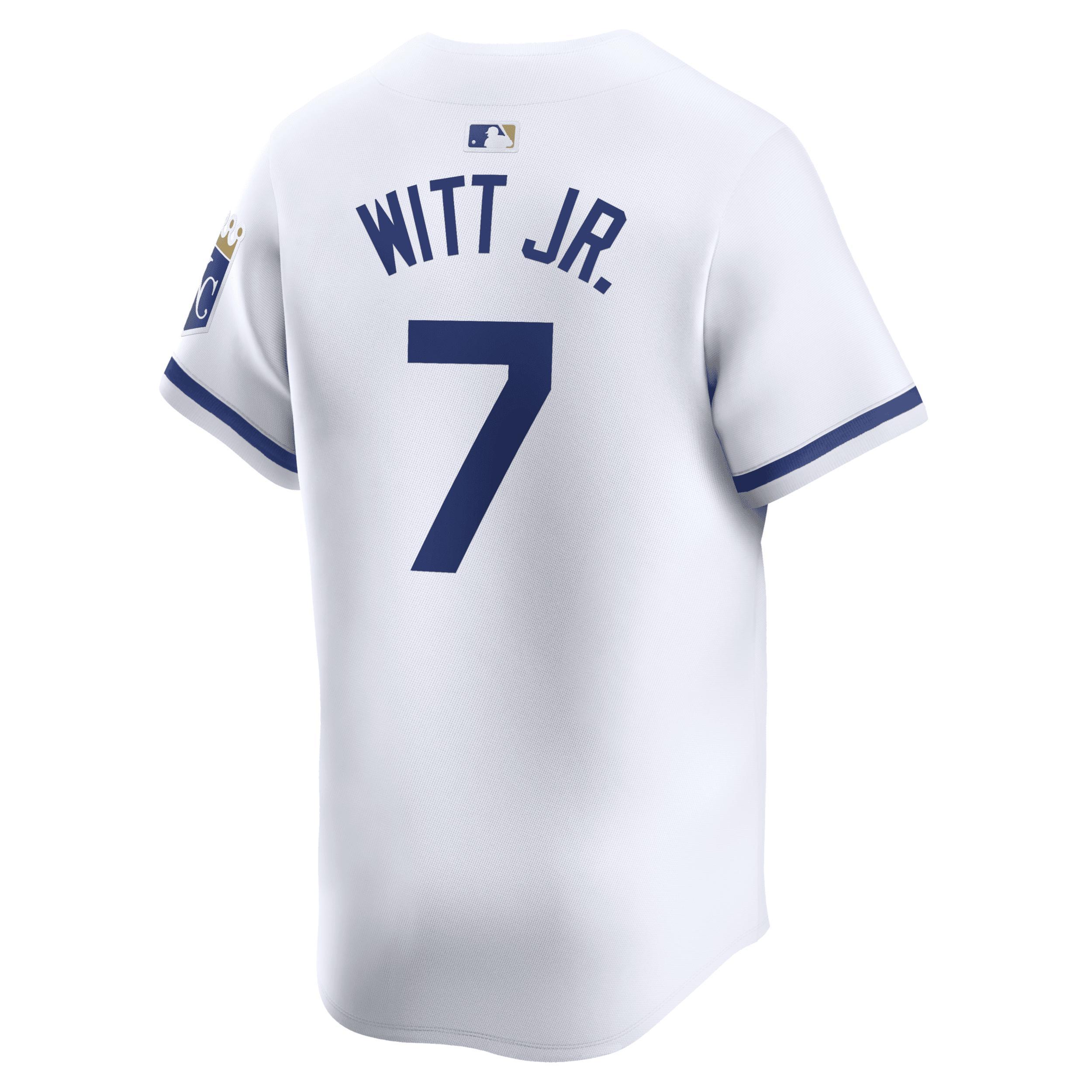 Men's Nike Bobby Witt Jr. White Kansas City Royals Home Limited Player Jersey, Size: Small Product Image