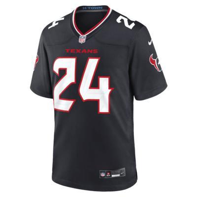 Men's Nike Derek Stingley Jr. Navy Houston Texans Game Jersey, Size: XL, Blue Product Image