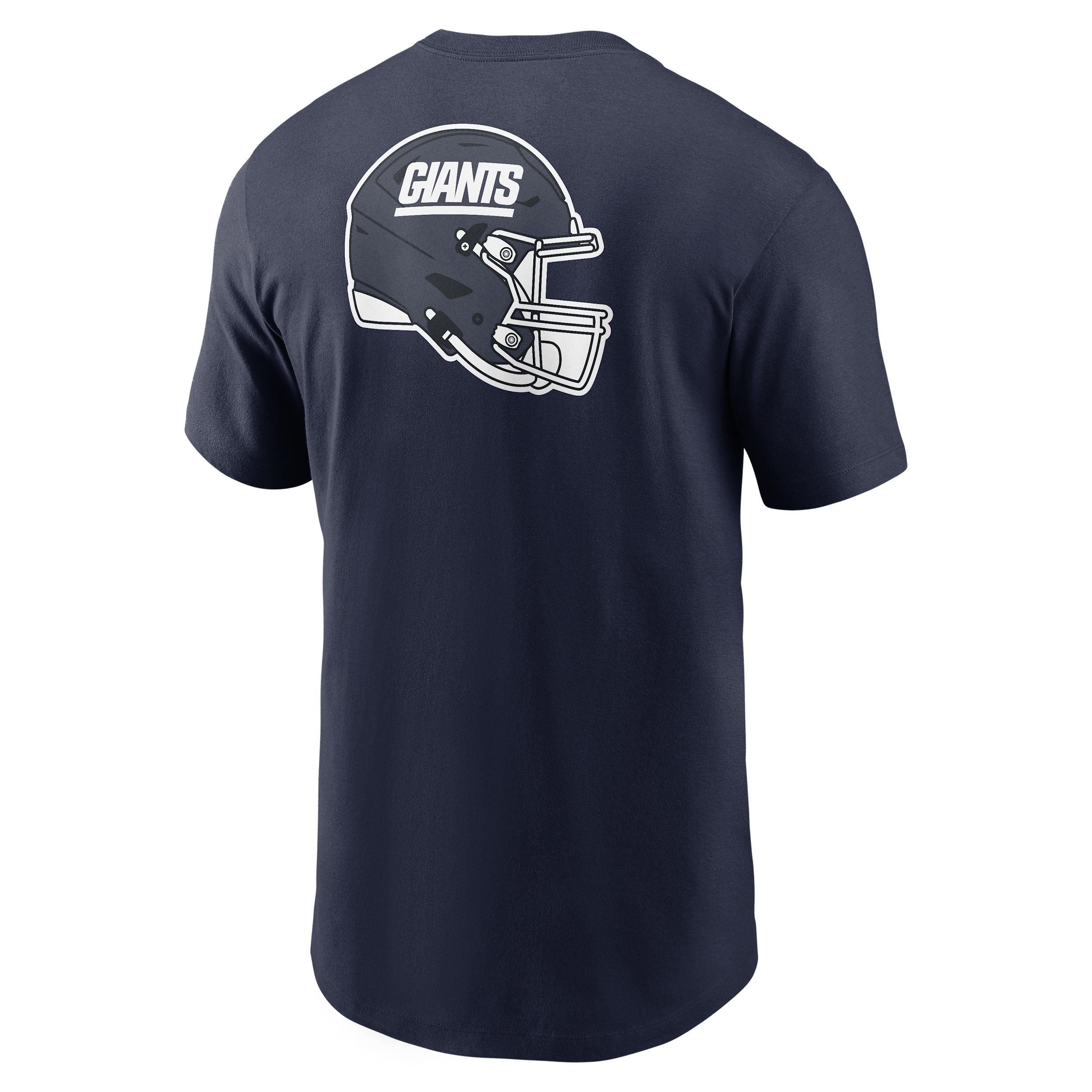 New York Giants Rewind Front And Back Hit Essential Nike Men's NFL T-Shirt Product Image