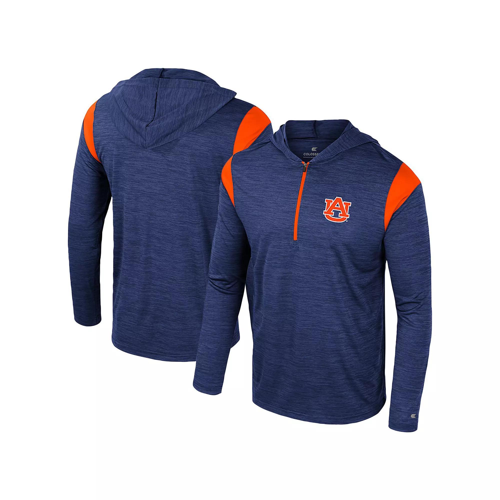 Men's Colosseum Navy Auburn Tigers Dozer Half-Zip Windshirt, Size: Medium, Blue Product Image