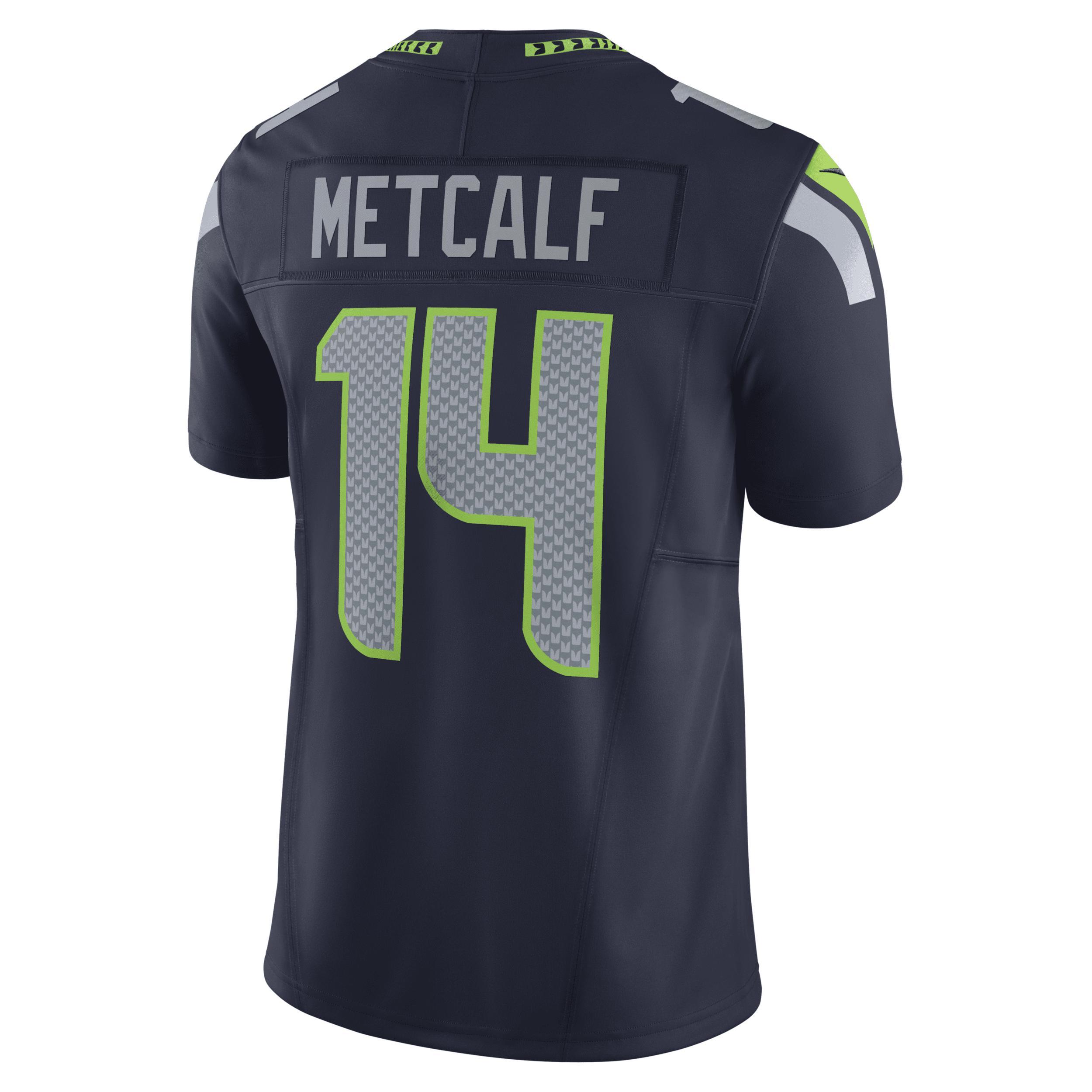 Mens Nike DK Metcalf Seattle Seahawks Vapor F.U.S.E. Limited Jersey Blue Product Image