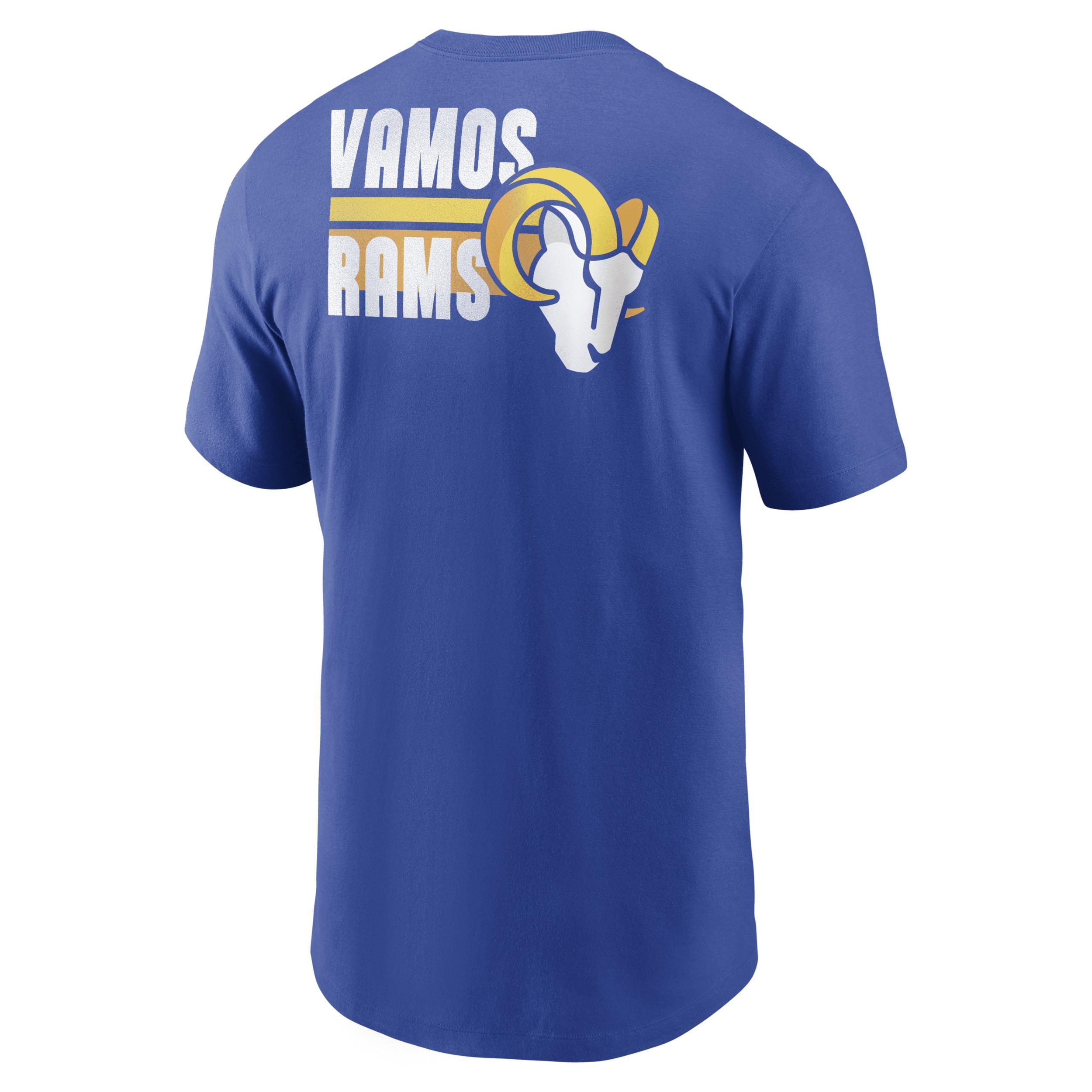 Men's Nike Navy Denver Broncos Blitz Essential T-Shirt, Size: Large, Blue Product Image