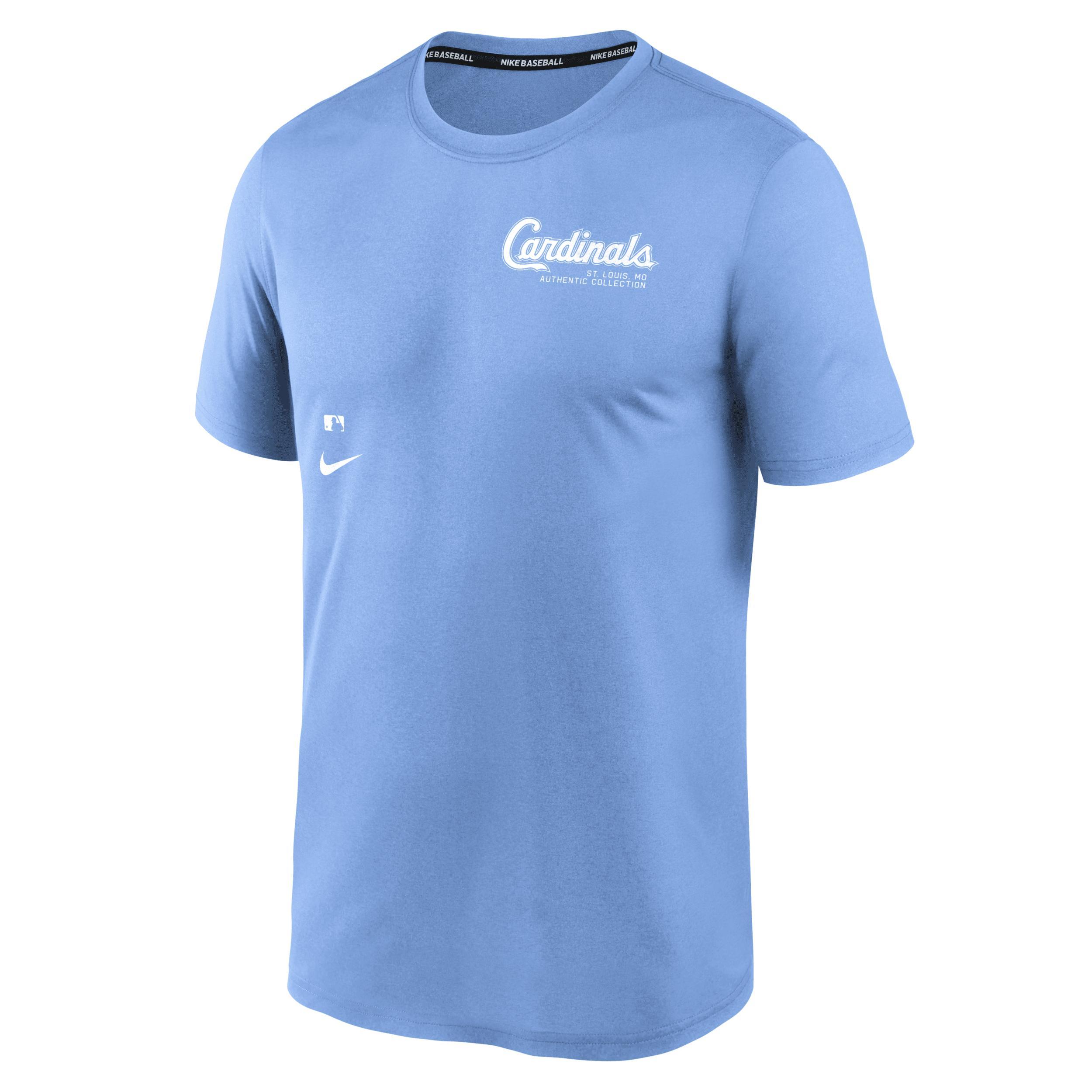 Nike Mens Light Blue Kansas City Royals Authentic Collection Early Work Tri-Blend Performance T-Shirt Product Image