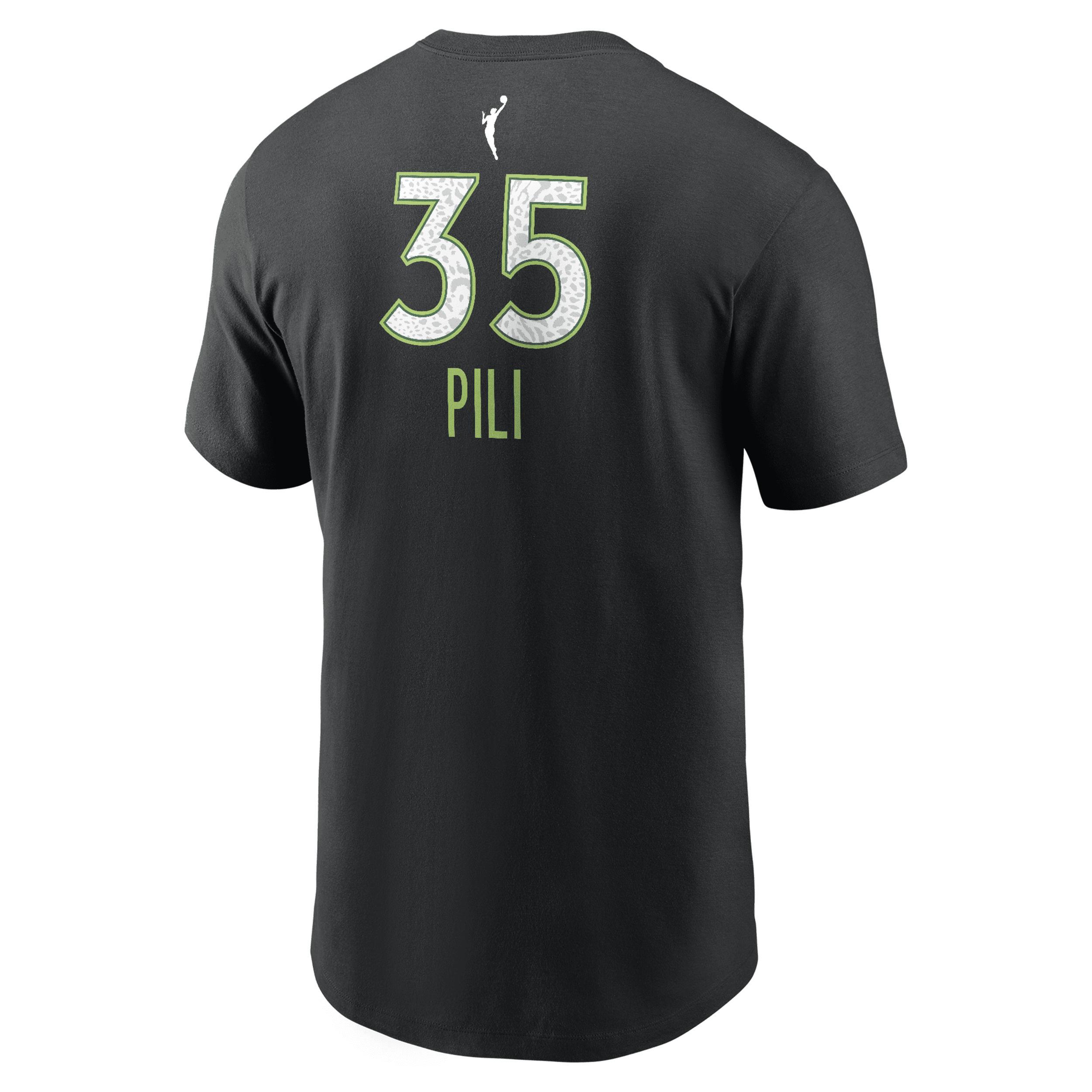 Unisex Nike Alissa Pili Black Minnesota Lynx 2024 WNBA Draft Name & Number T-Shirt, Adult Unisex, Size: XL, Wnb Black Product Image