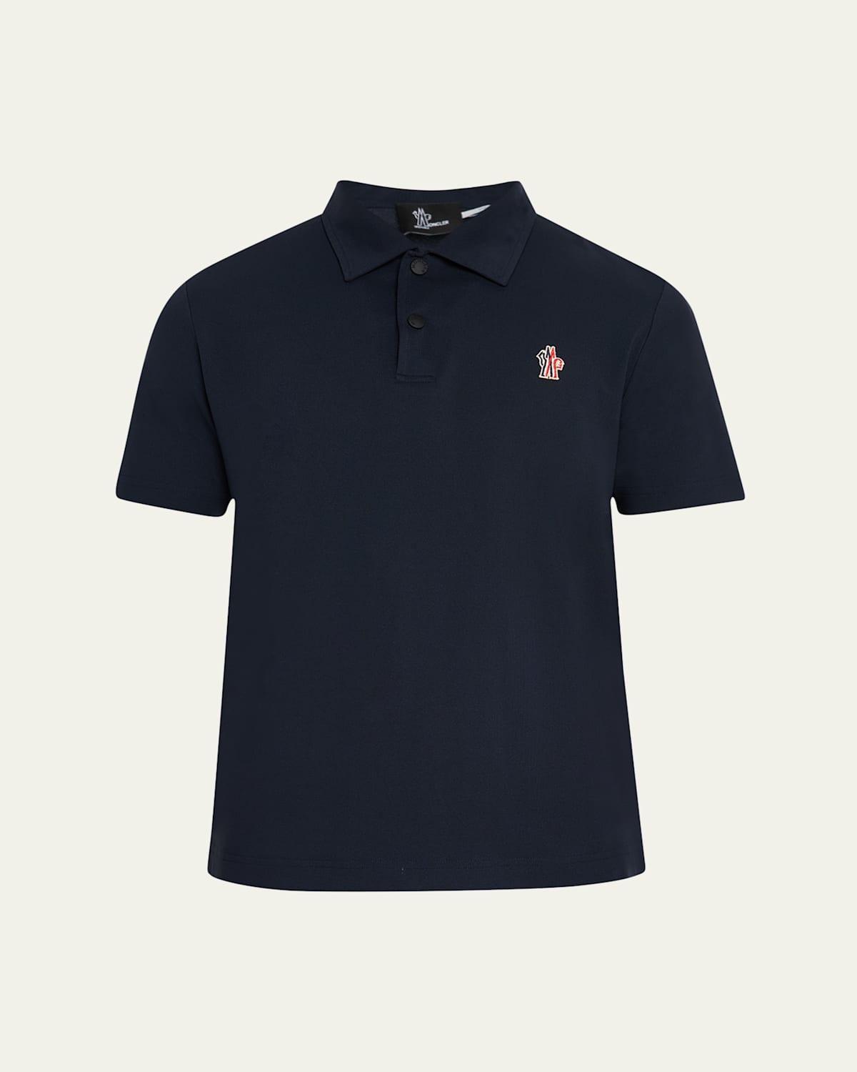 Mens Logo Patch Polo Shirt Product Image