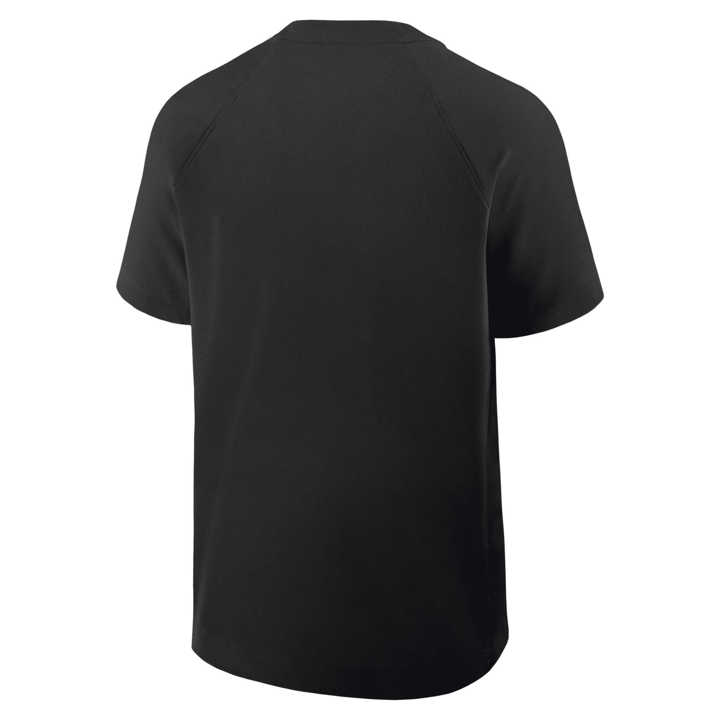 Toronto Blue Jays Authentic Collection Nike Men's MLB Short-Sleeve Windshirt Product Image