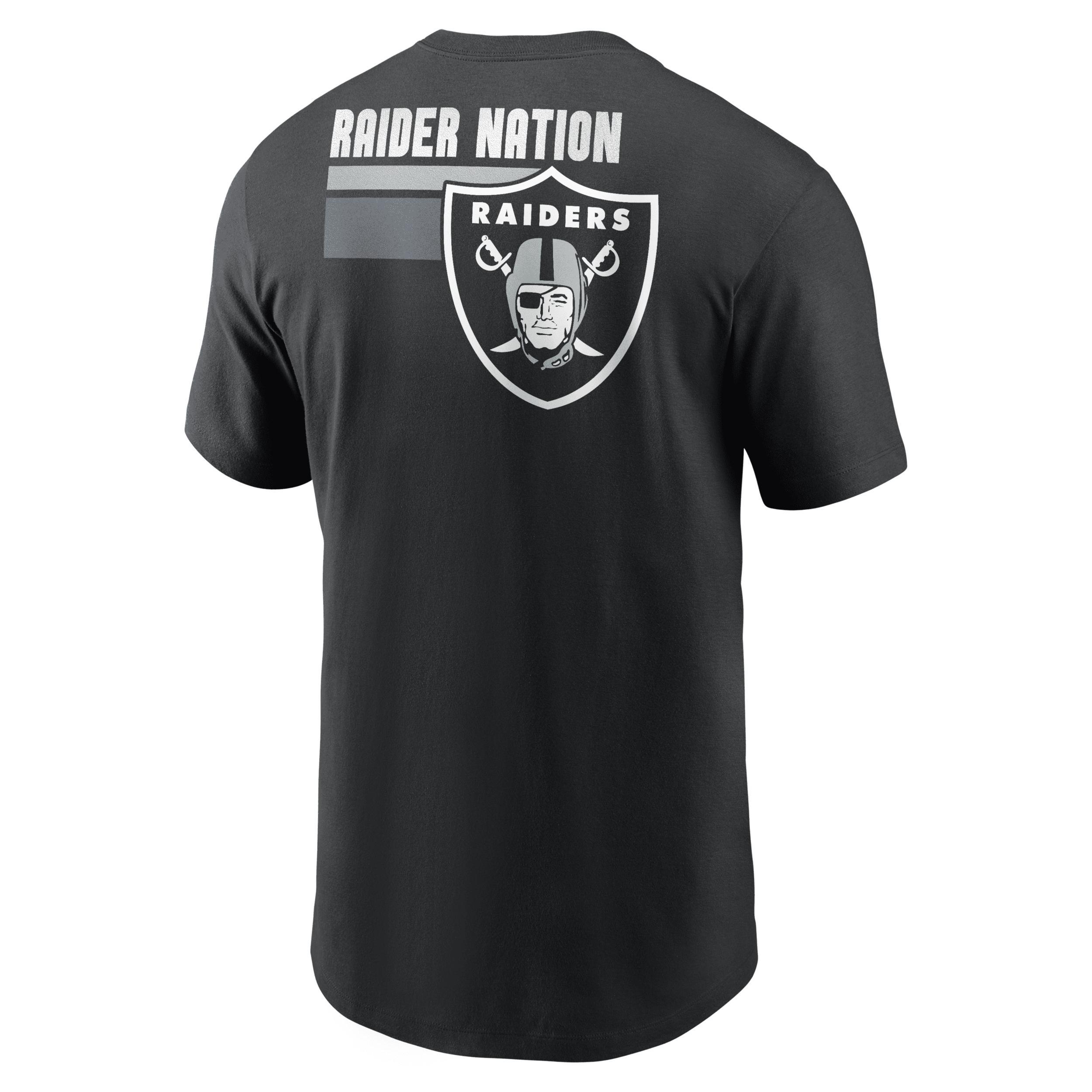 Men's Nike Black Las Vegas Raiders Blitz Essential T-Shirt, Size: Small, Lvr Black Product Image