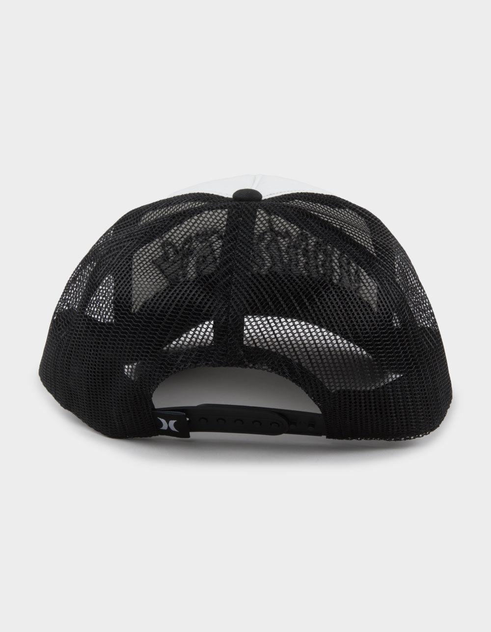 HURLEY x Travis Barker Flame Trucker Hat - BLK/WHT Product Image