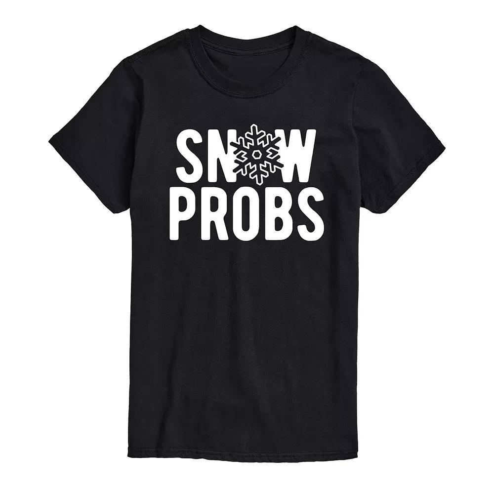 Men's Snow Probs Tee, Size: XXL, Black Product Image