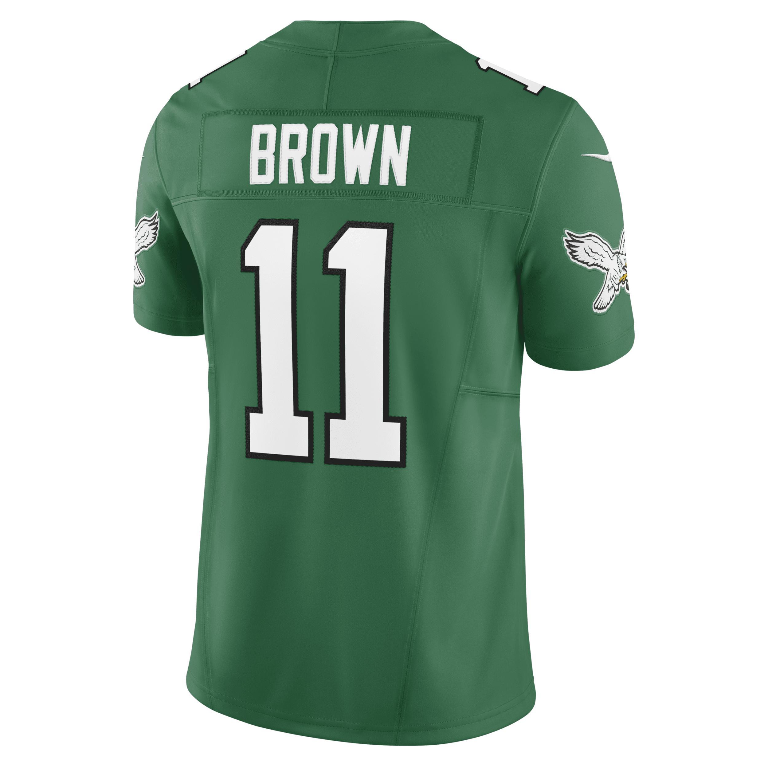 Men's Nike A.J. Brown Kelly Green Philadelphia Eagles Vapor F.U.S.E. Limited Jersey, Size: XL Product Image