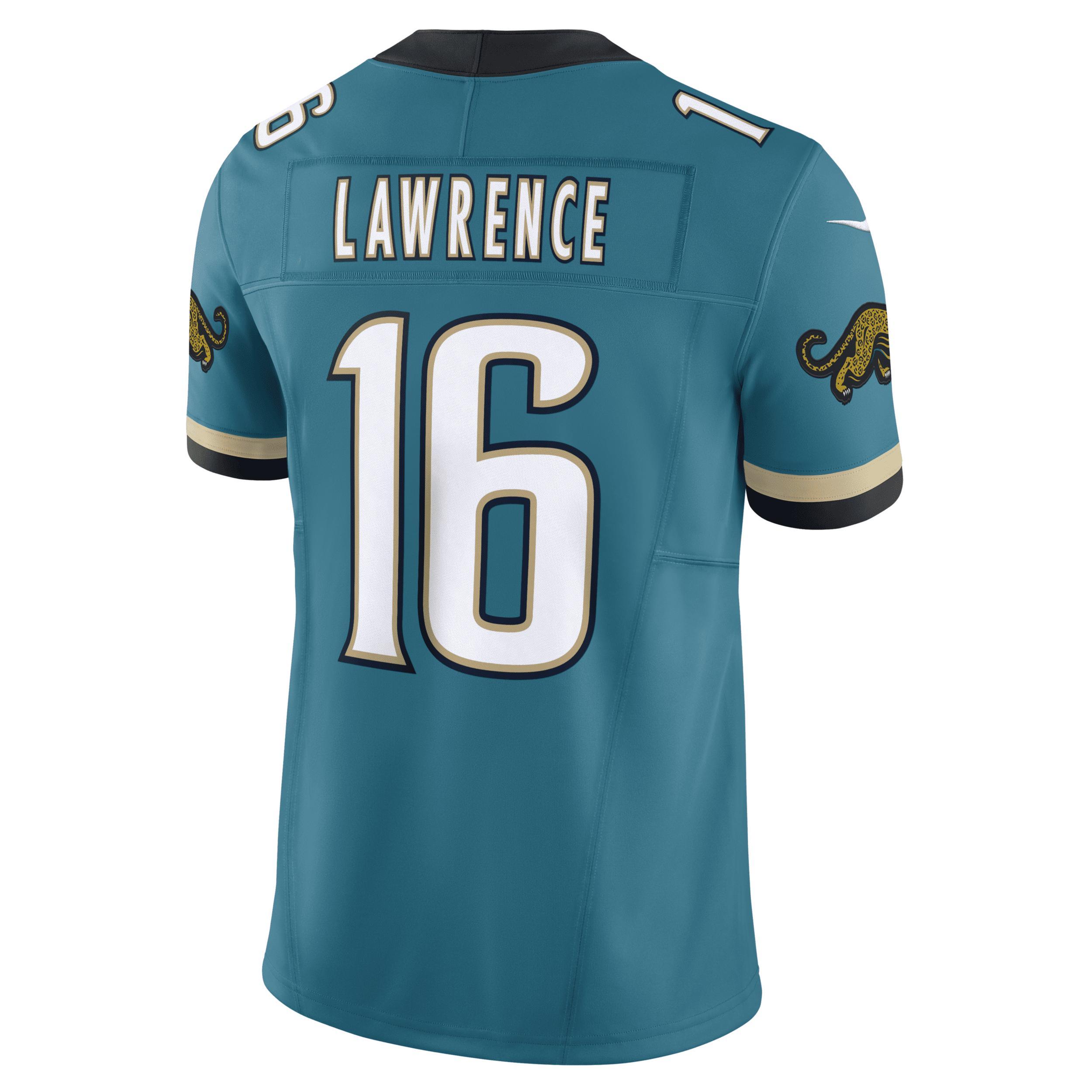 Men's Nike Trevor Lawrence Teal Jacksonville Jaguars Prowler Throwback Vapor F.U.S.E. Limited Jersey, Size: Medium, Blue Product Image