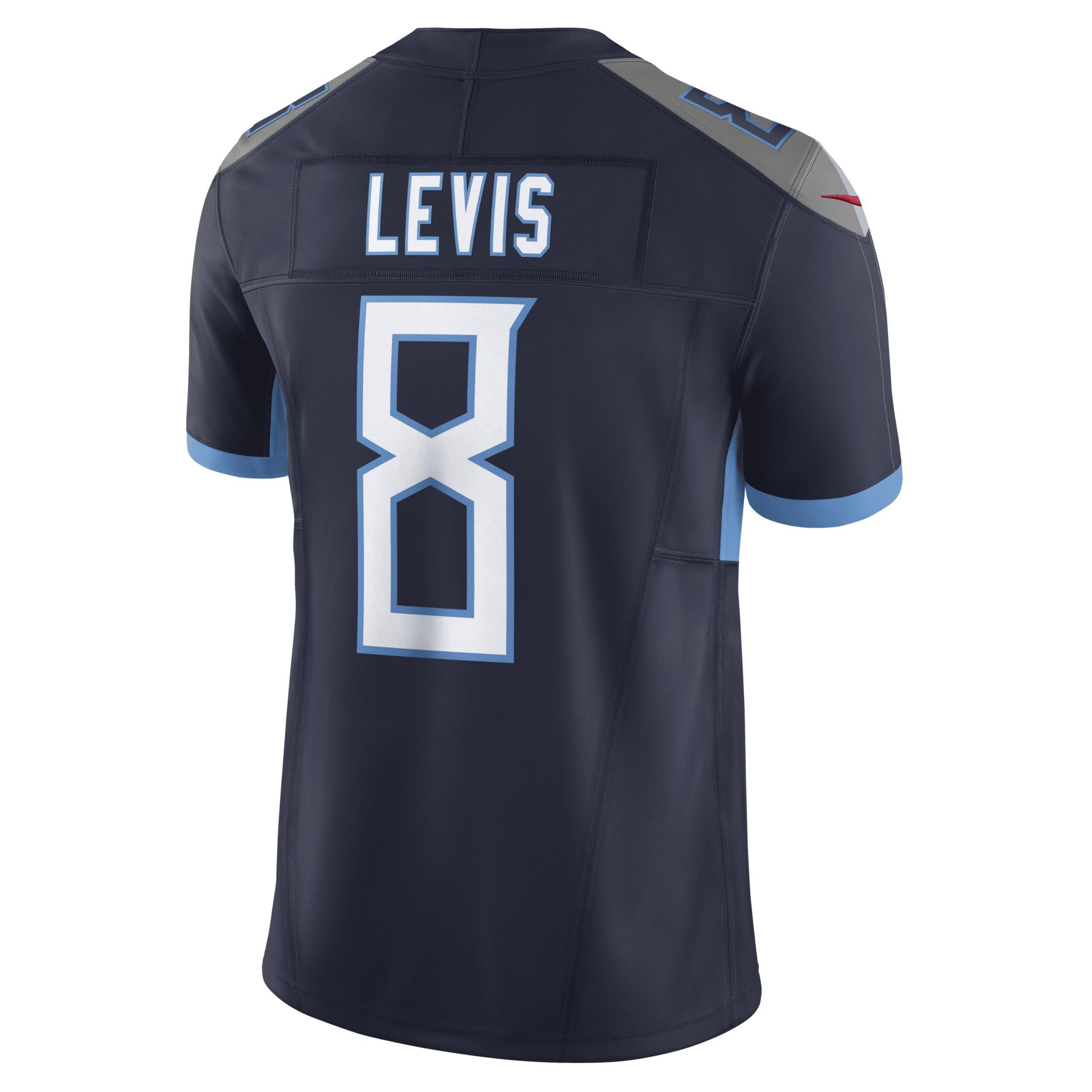 Men's Nike Will Levis Navy Tennessee Titans Vapor F.U.S.E. Limited Jersey, Size: 2XL, Blue Product Image