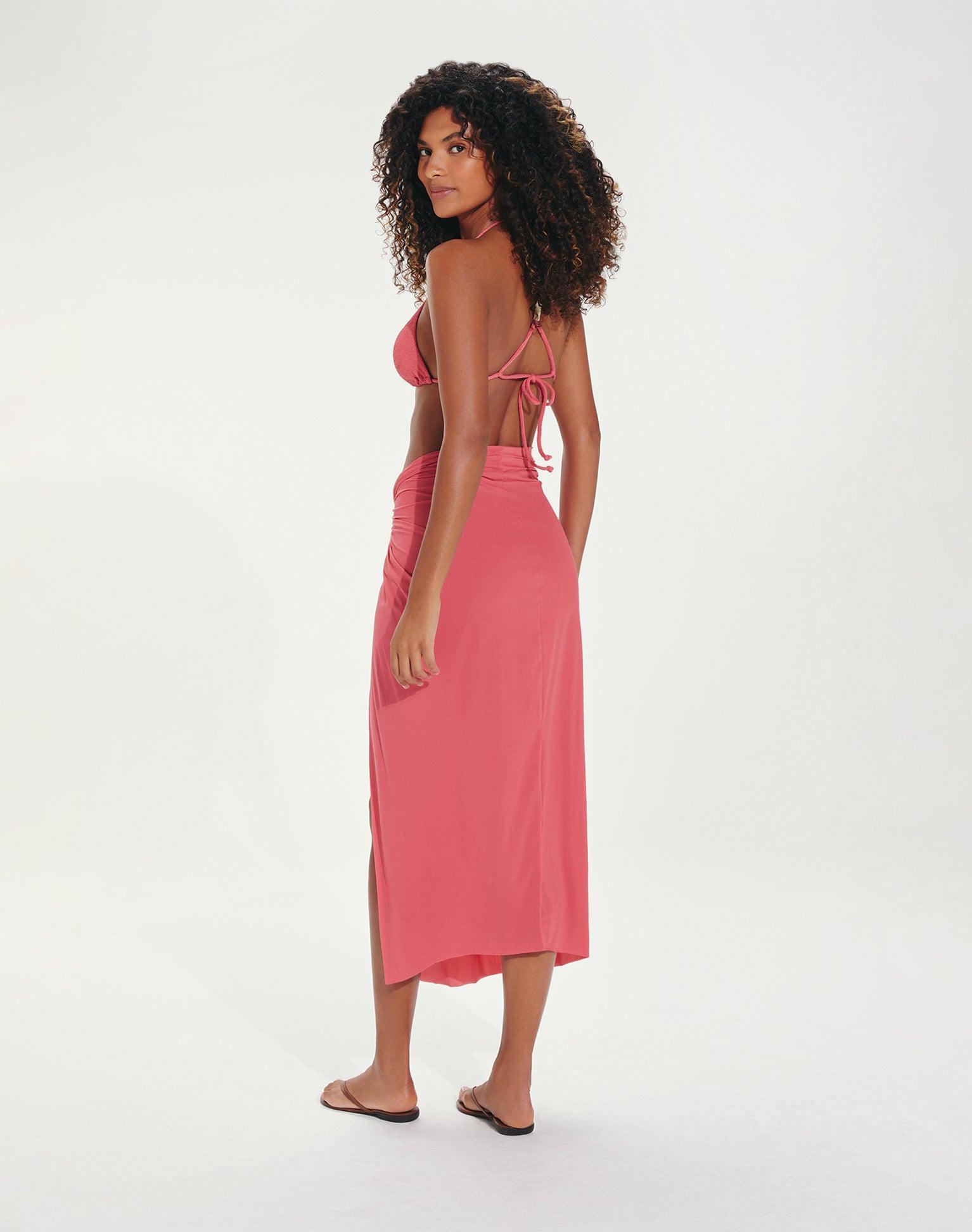S23 D2 Karen Midi Skirt - Ballet, Size: M Product Image