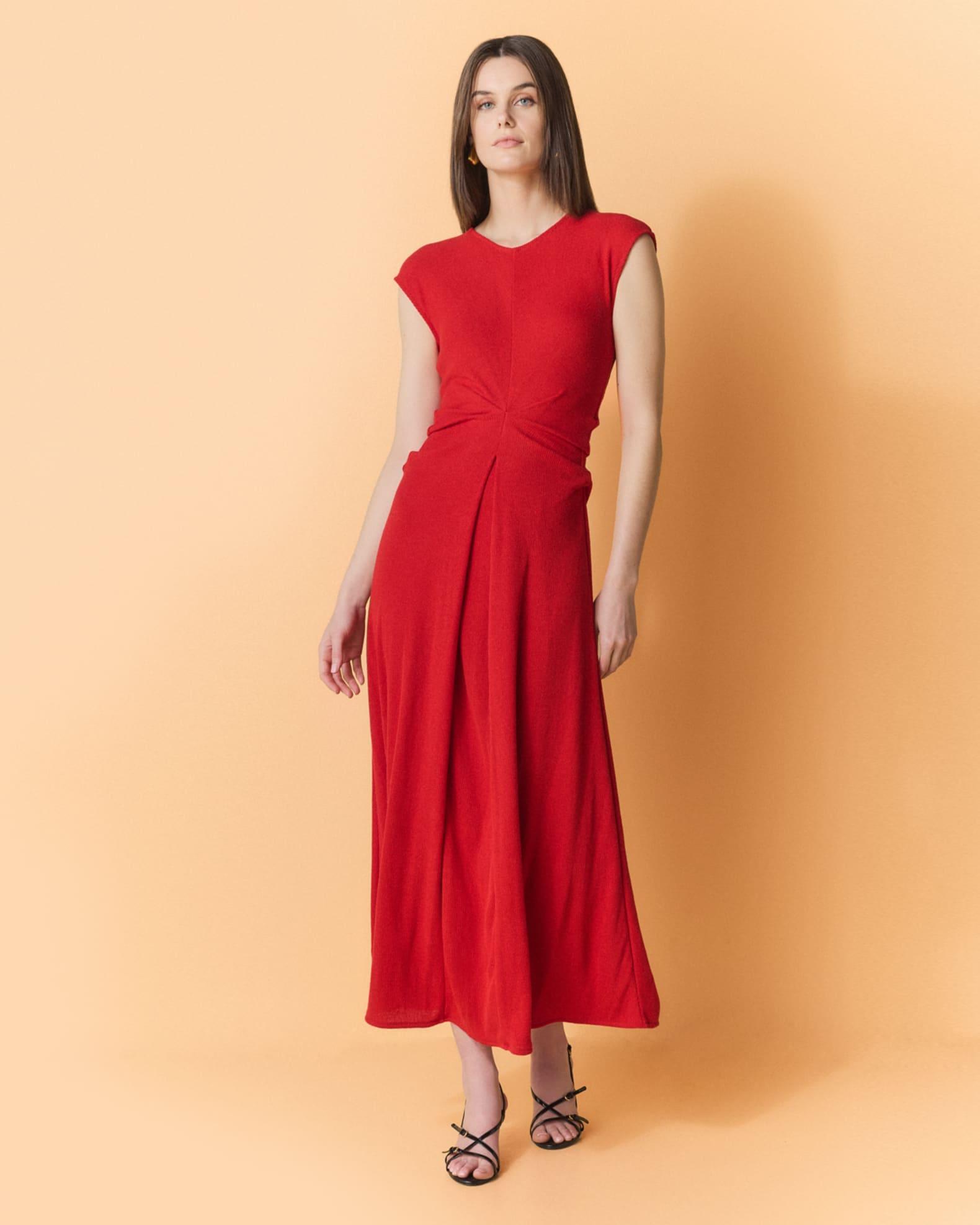 Miranda Twisted Rib Dress Product Image
