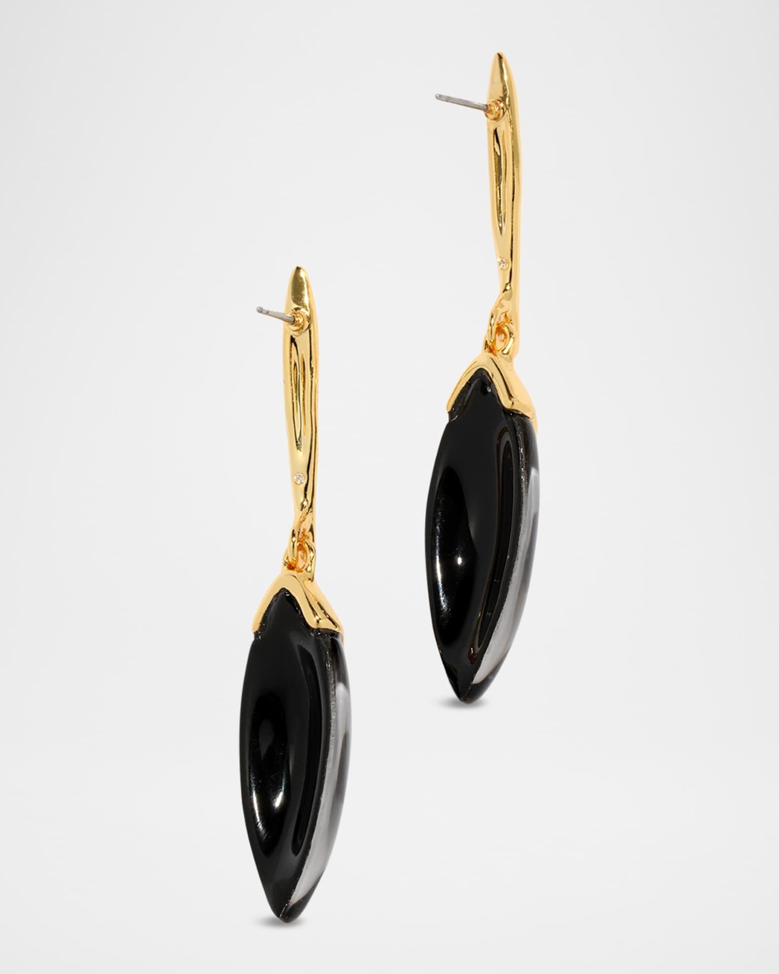 Luminous Lucute Shield Drop Earrings Product Image
