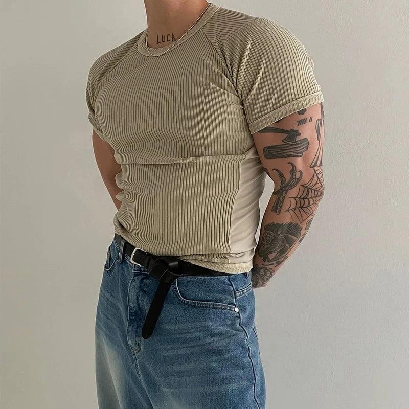 RT No. 19031 COMPRESSION KNIT SHORT SLEEVE Product Image